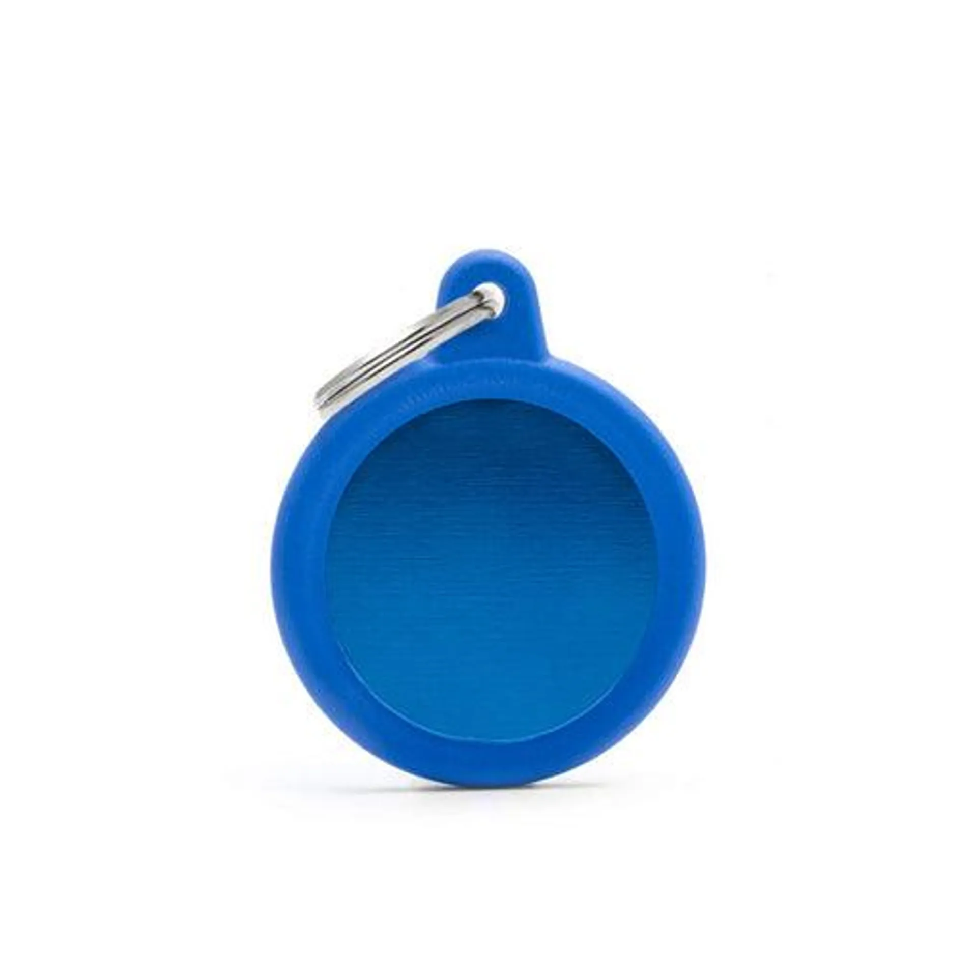 Medalion tag MyFamily Rotund Blue Rubber 74403