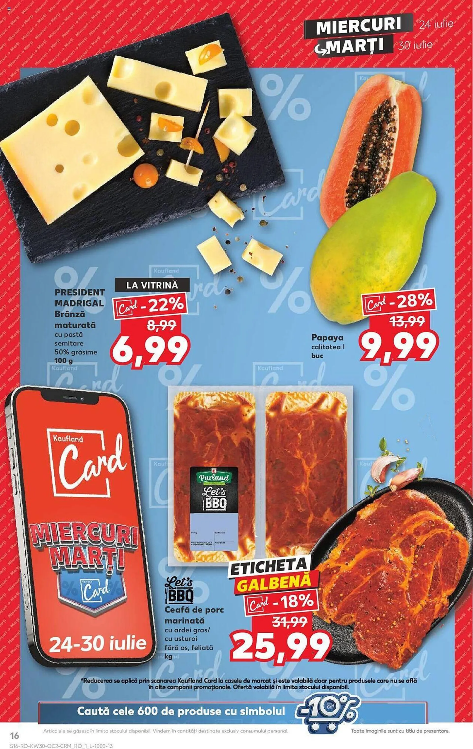 Catalog Kaufland catalog de la 24 iulie până la 30 iulie 2024 - Revista Pagina 16