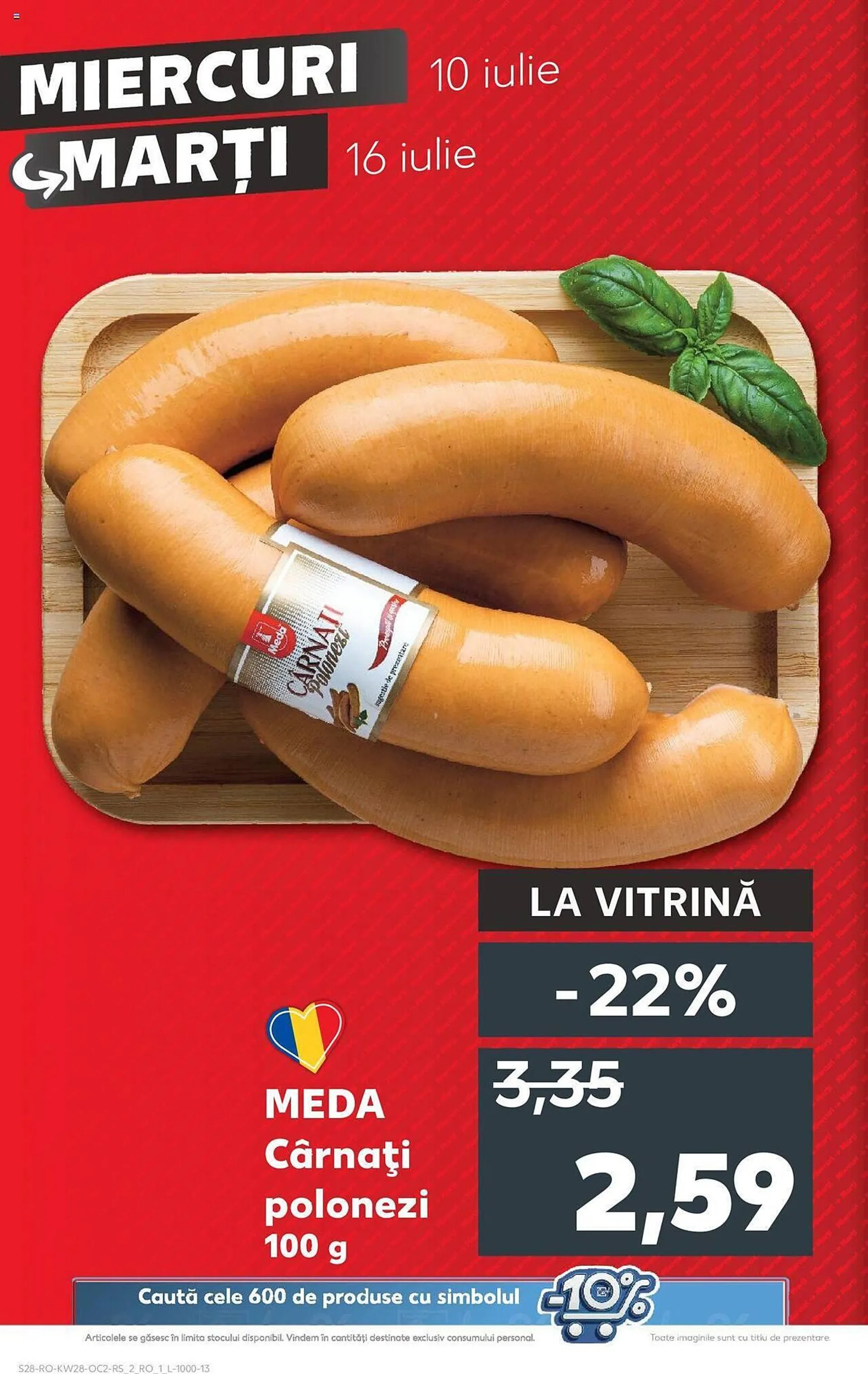 Catalog Kaufland catalog de la 10 iulie până la 16 iulie 2024 - Revista Pagina 28