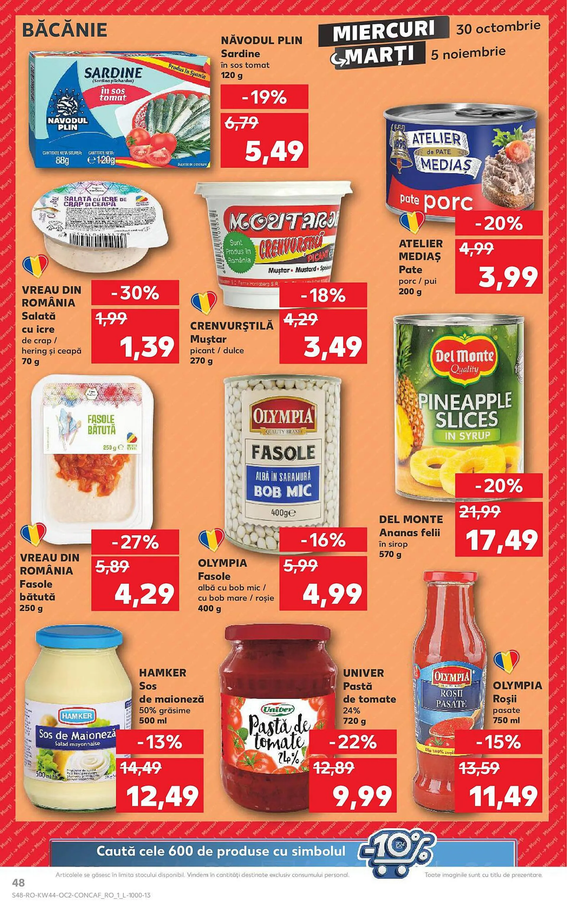 Catalog Catalog Kaufland de la 29 octombrie până la 3 noiembrie 2024 - Revista Pagina 48