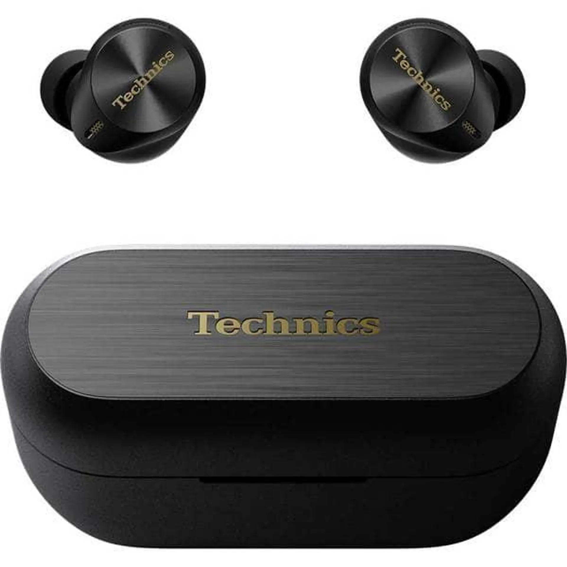 Casti TECHNICS EAH-AZ80E-K, True Wireless, Bluetooth, In-ear, Microfon, Noise Cancelling, Carcasa incarcare wireless, negru