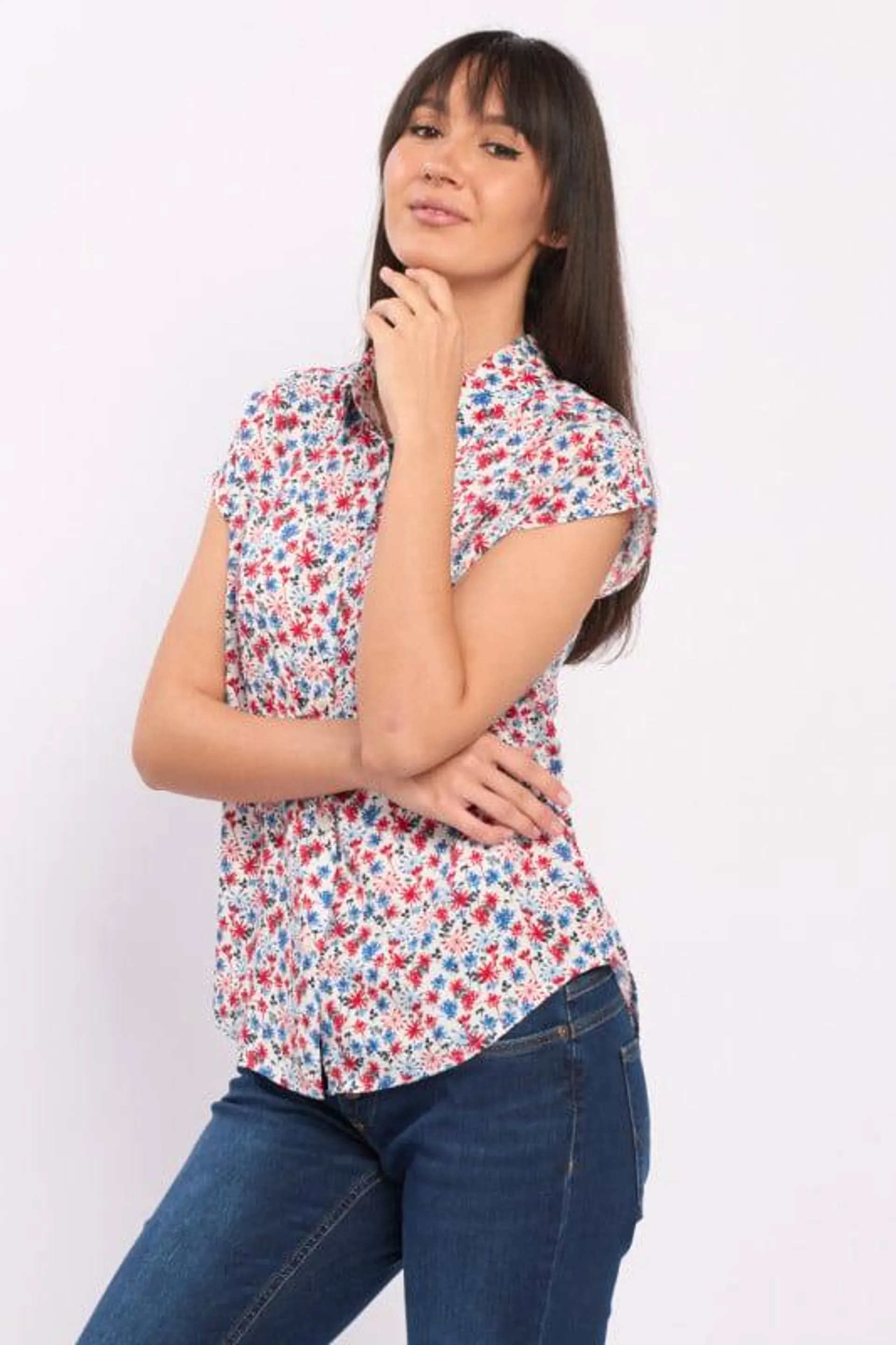 Lee Cooper - Camasa maneca scura dama cu motive florale