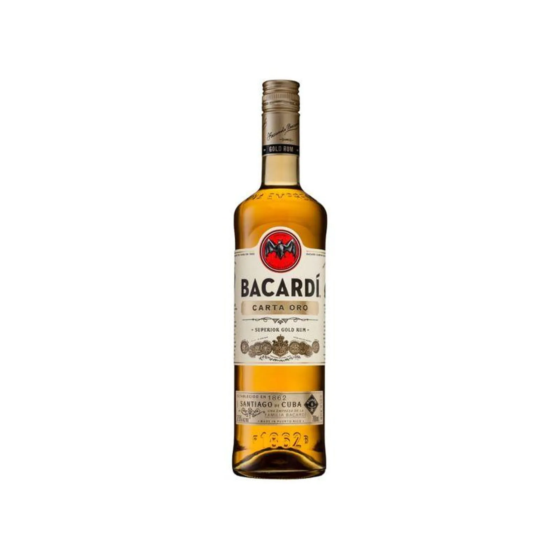 Rom Bacardi Carta Oro, 37.5% alcool, 0.7 l