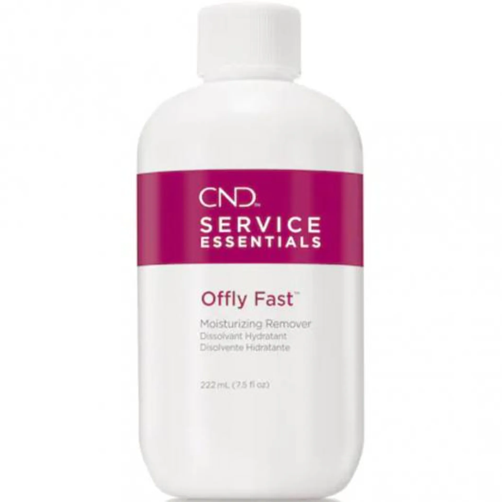 Dizolvant profesional CND Offly Fast pentru lacul de unghii semipermanent si saptamanal 222 ml