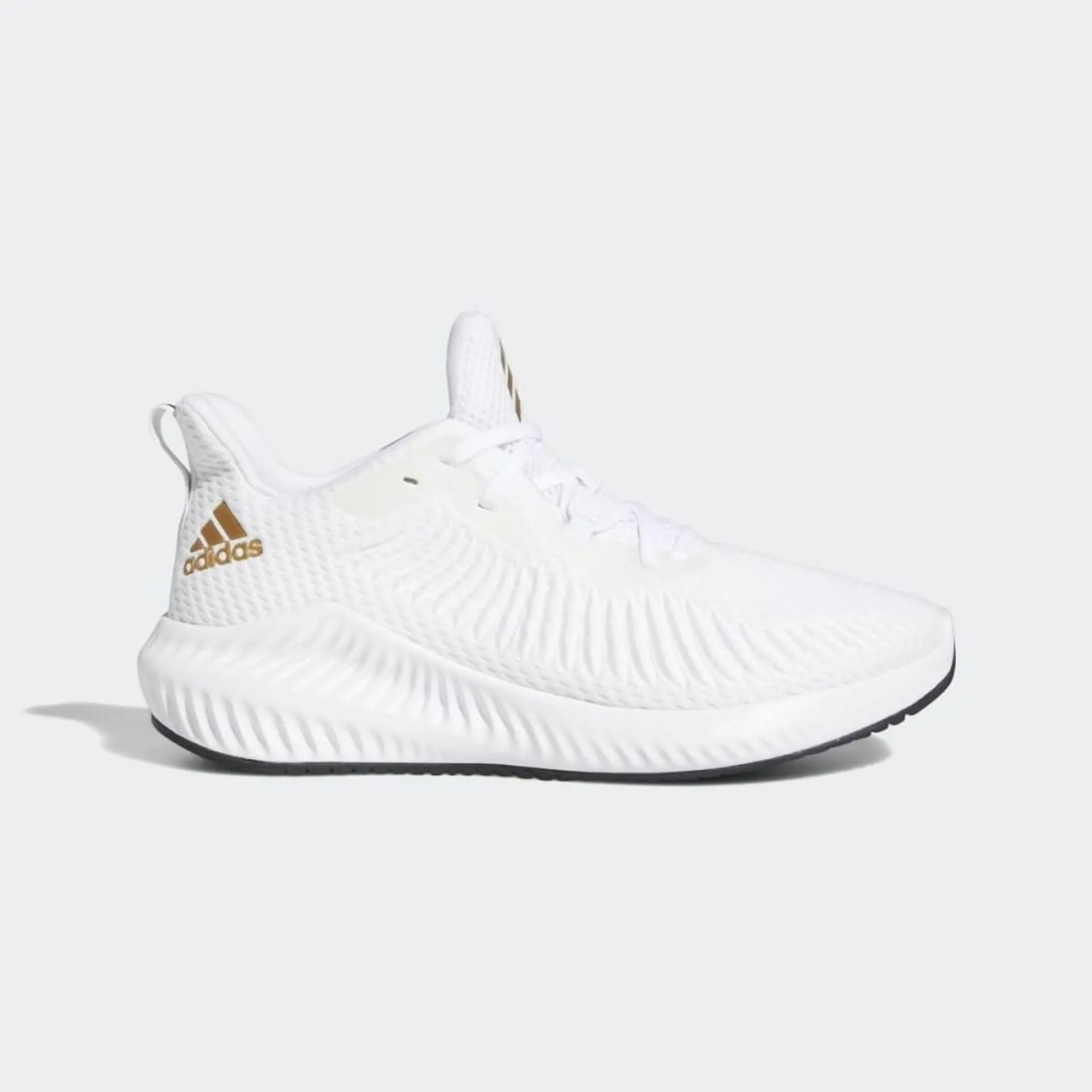 Adidasi Alergare Dama Adidas Alphabounce+ Albi/Cupru/Negrii