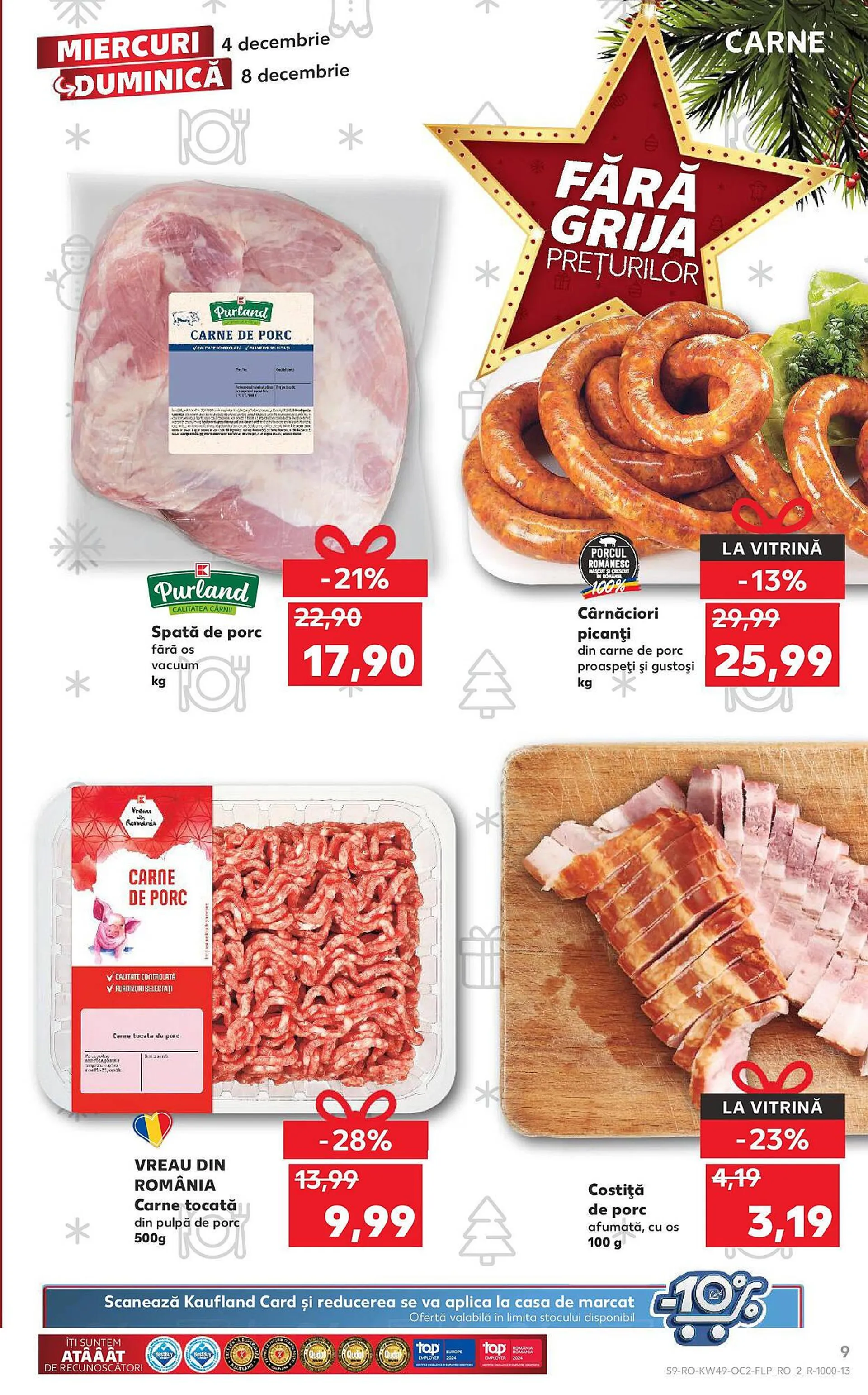 Catalog Catalog Kaufland de la 3 decembrie până la 8 decembrie 2024 - Revista Pagina 9