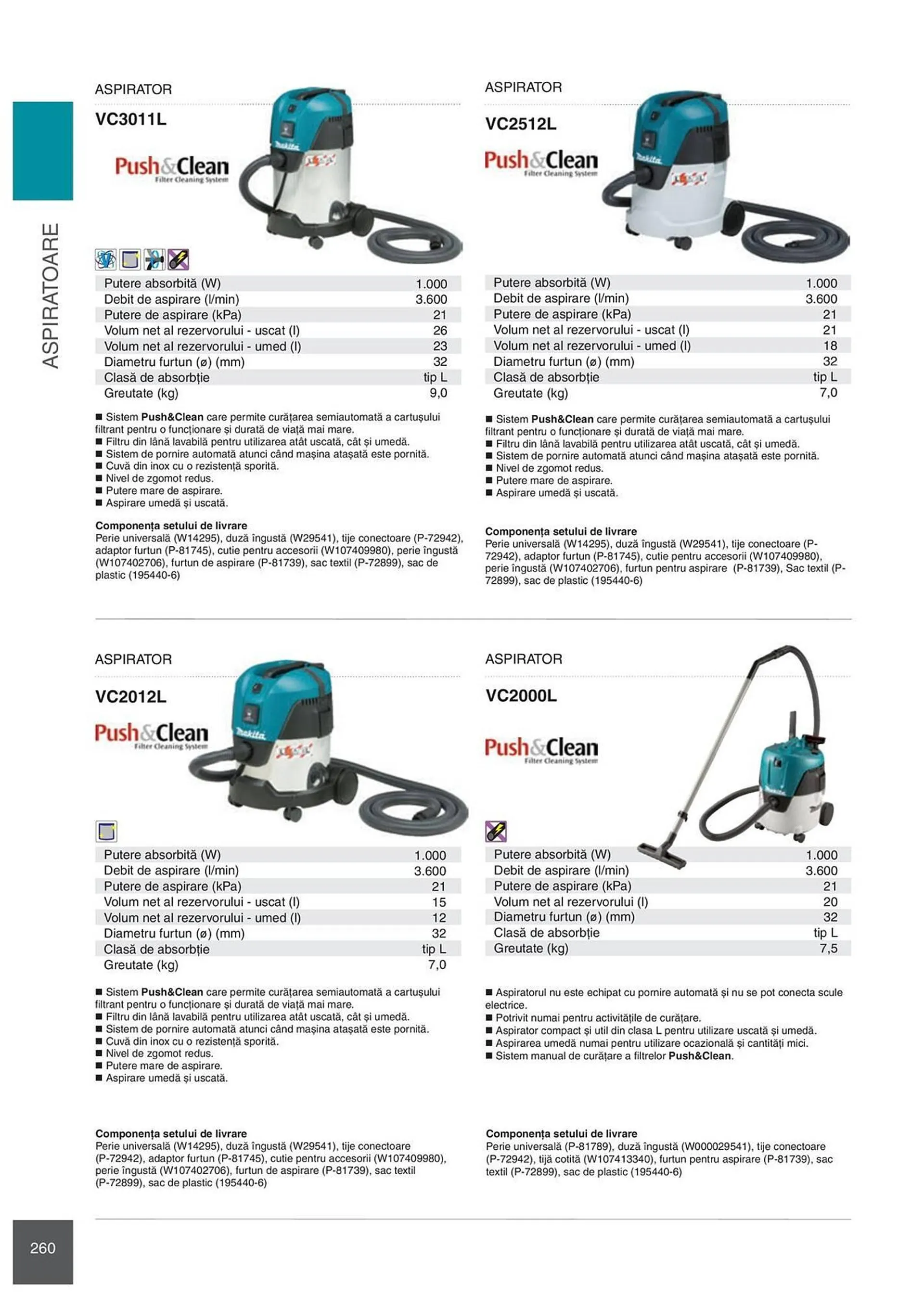 Catalog Сatalog Makita de la 6 februarie până la 31 decembrie 2024 - Revista Pagina 260