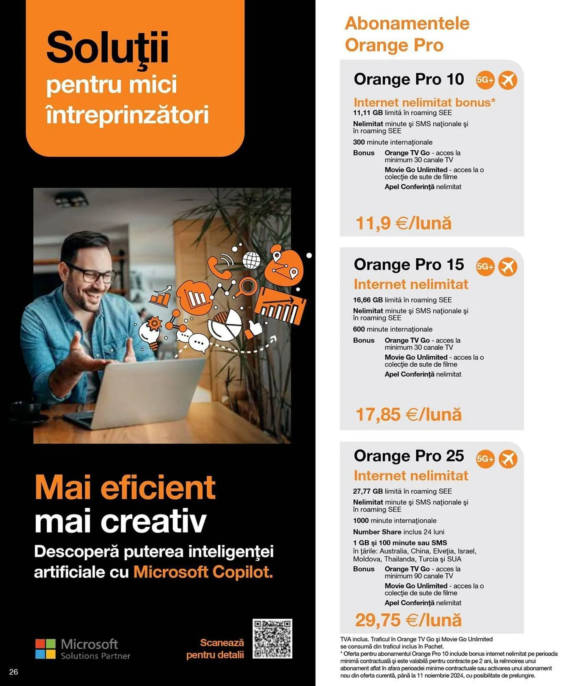 Catalog Catalog Orange de la 4 septembrie până la 11 noiembrie 2024 - Revista Pagina 26