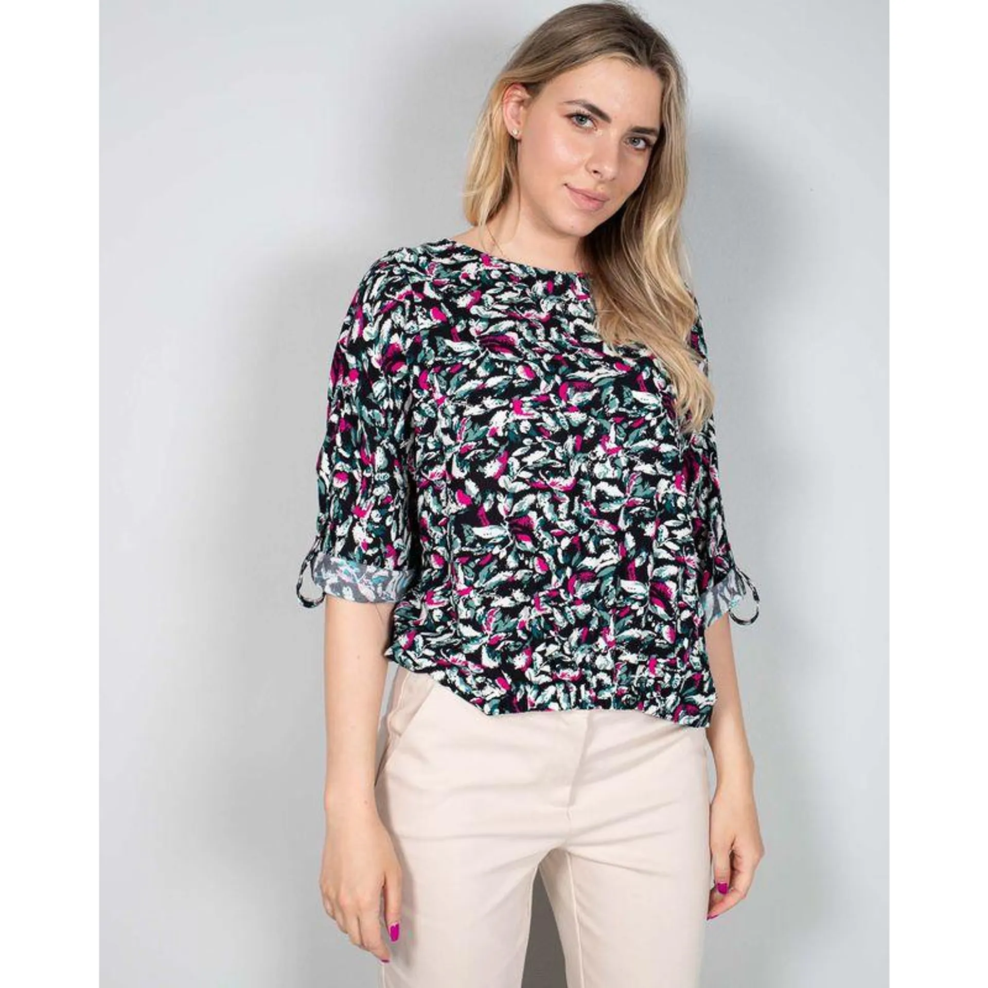 Bluza casual cu maneci ajustabile 24ZEN04003