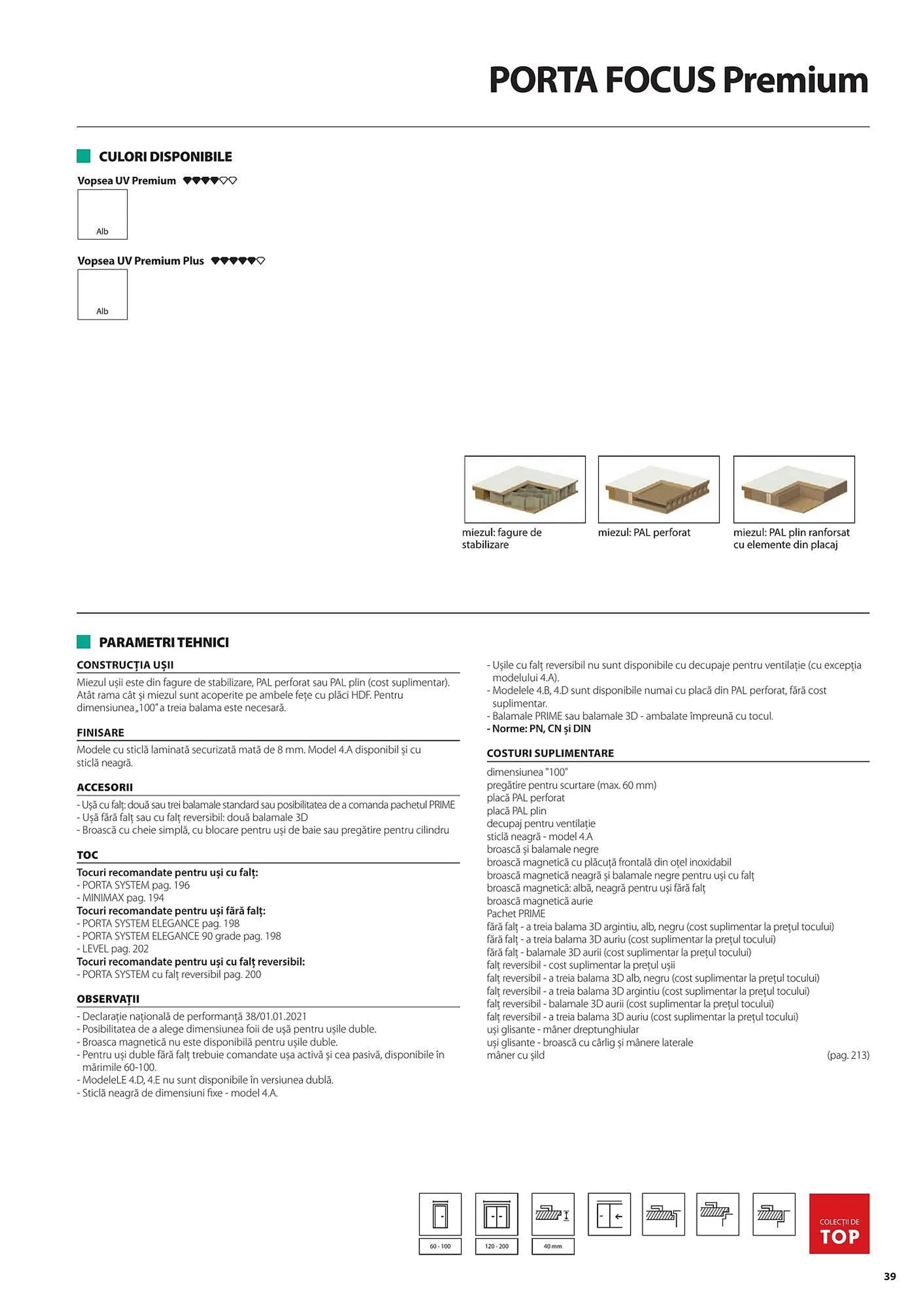 Catalog Сatalog Usi 365  de la 31 iulie până la 31 decembrie 2024 - Revista Pagina 39