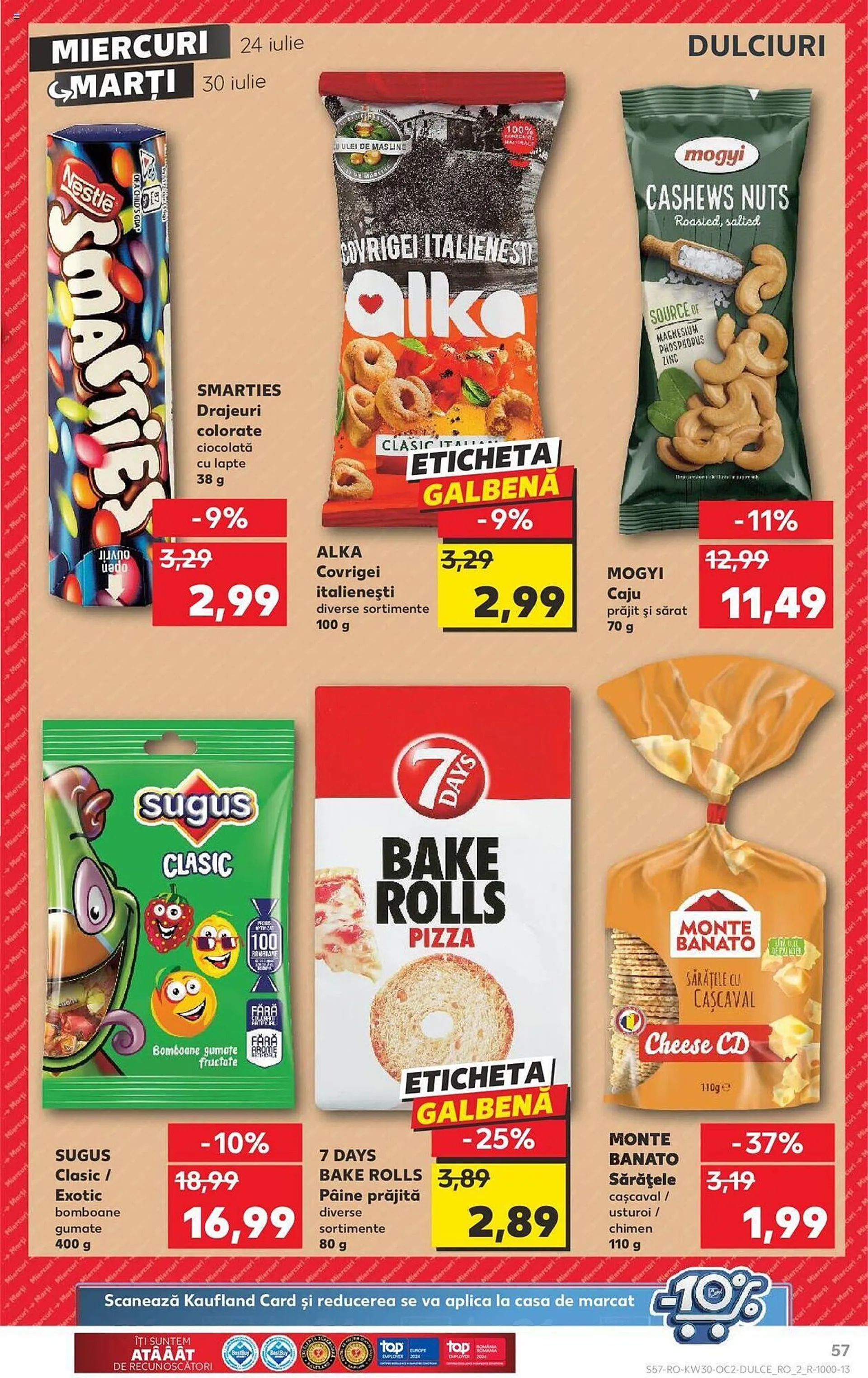 Catalog Kaufland catalog de la 24 iulie până la 30 iulie 2024 - Revista Pagina 57