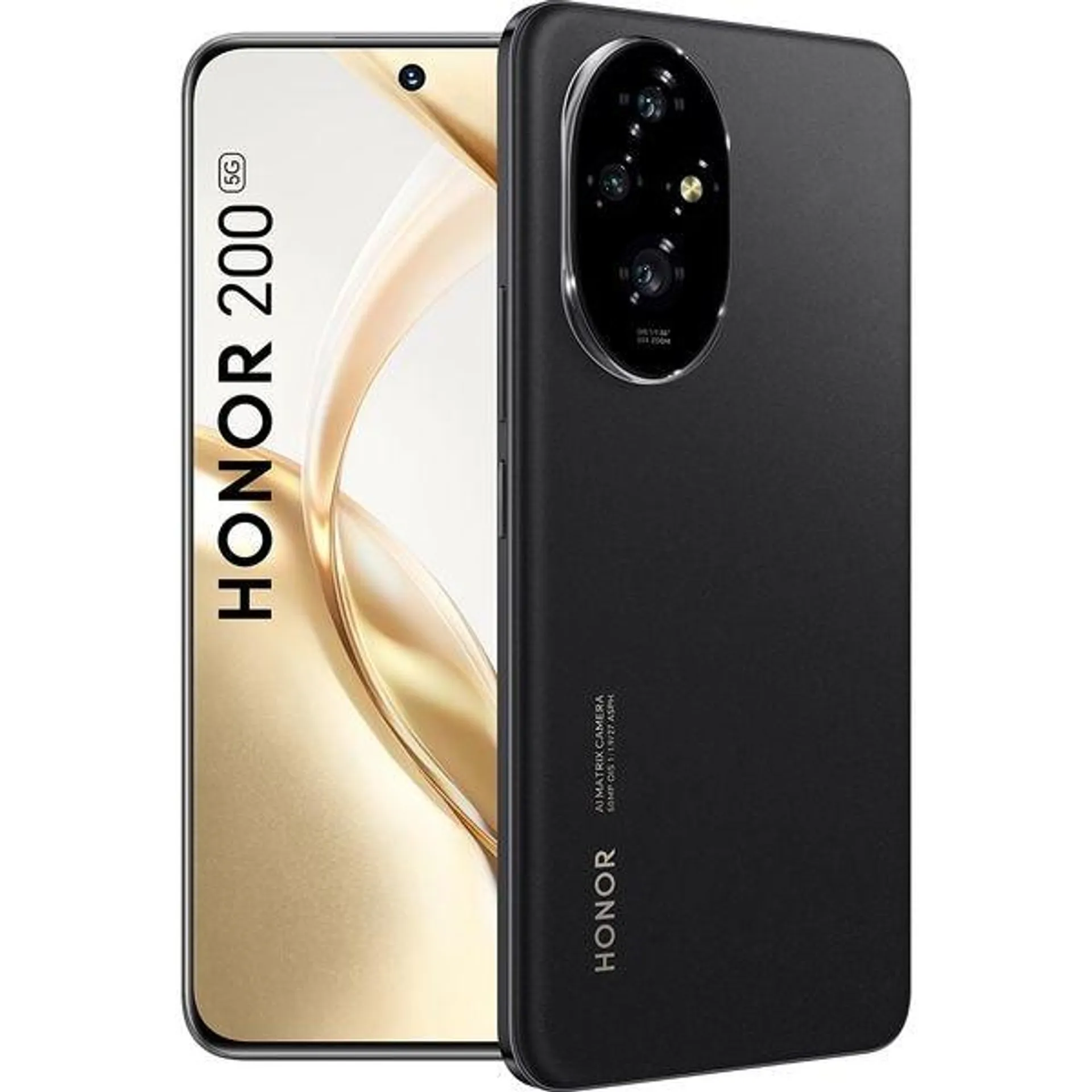 Telefon HONOR 200 5G, 512GB, 12GB RAM, Dual SIM, Black