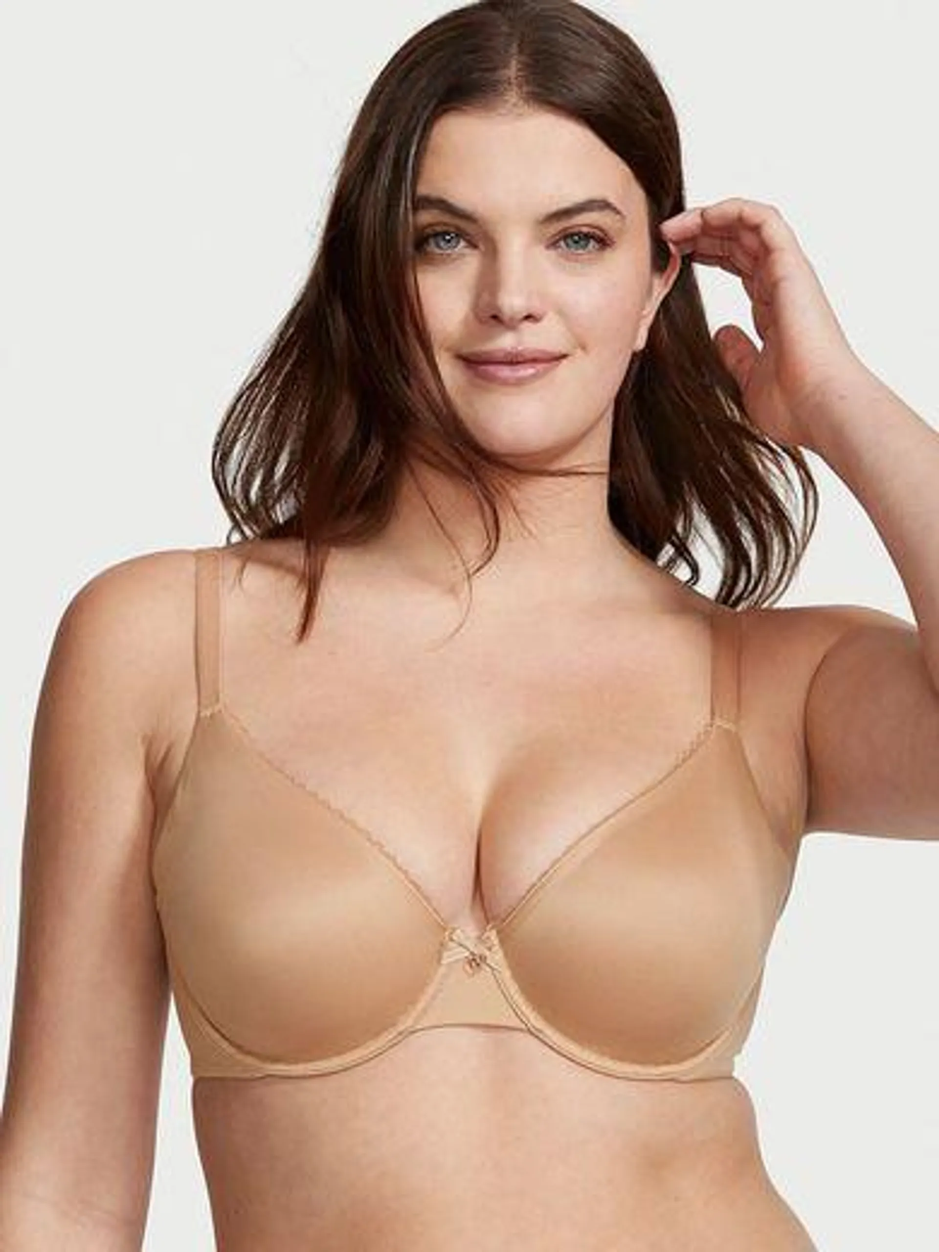 Sutien Demi Invisible Lift neted, fără căptușeală