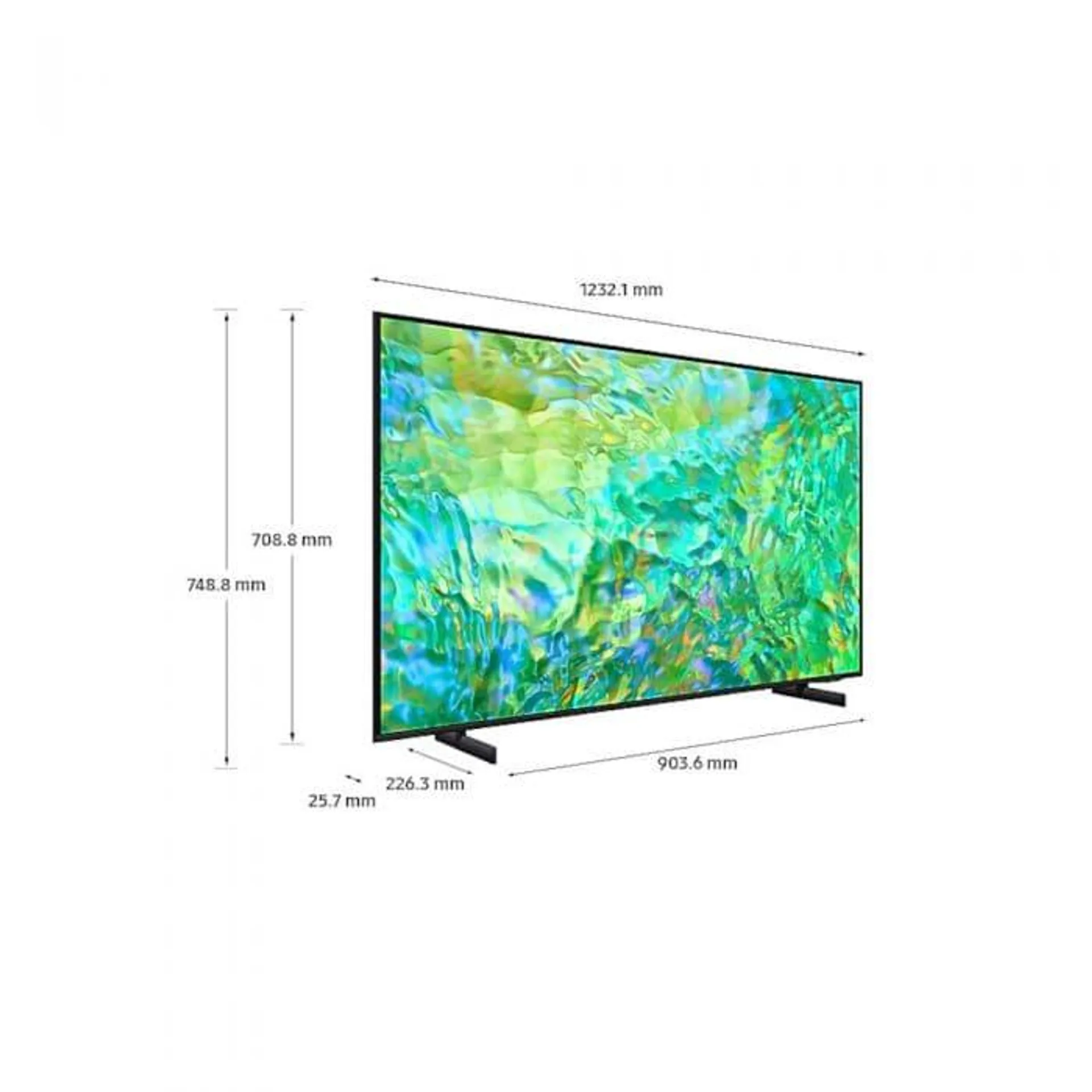 Televizor Smart LED Samsung 55CU8072, 138 cm, Crystal Ultra HD 4K, Clasa G