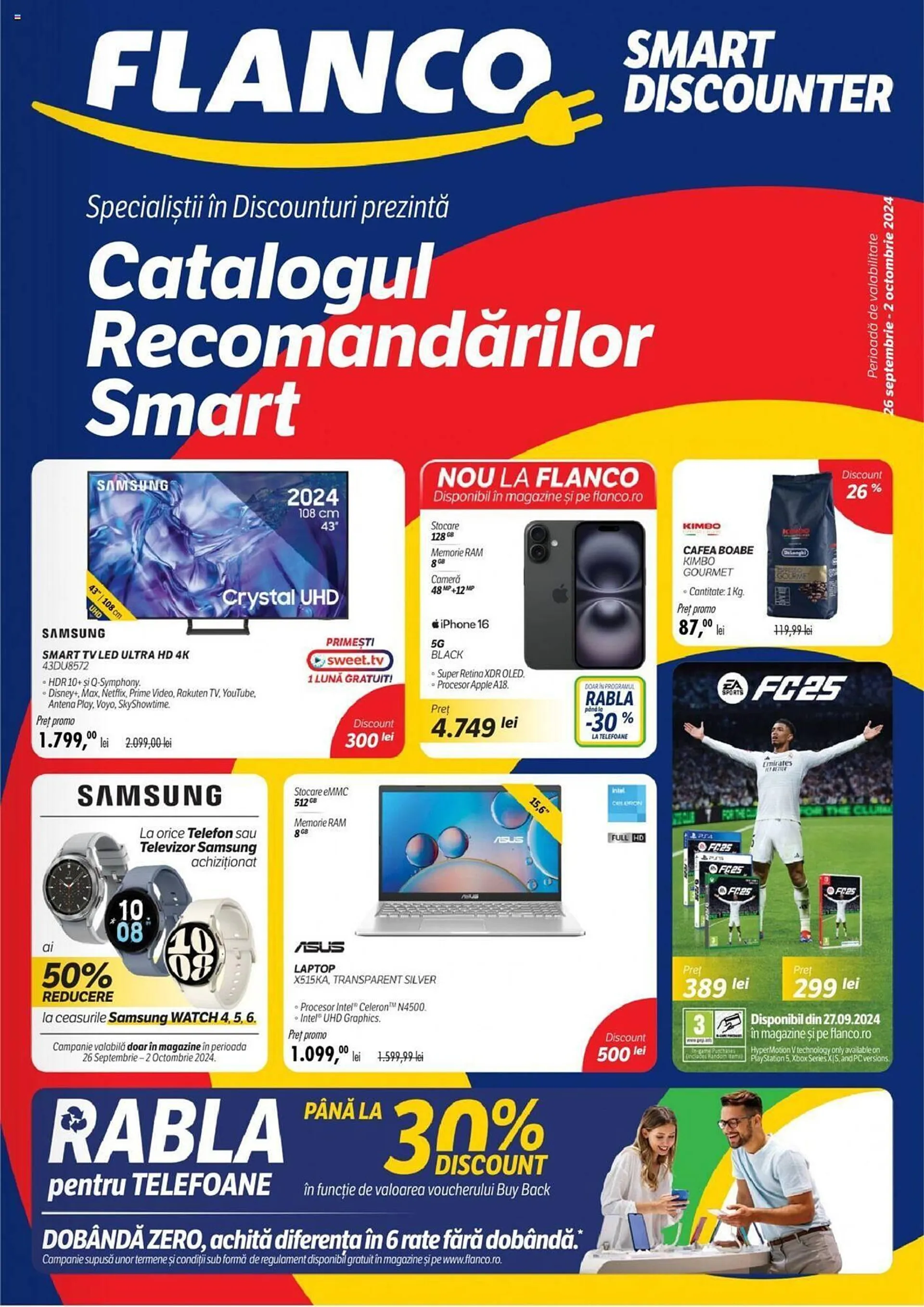 Catalog Catalog Flanco de la 26 septembrie până la 2 octombrie 2024 - Revista Pagina 1