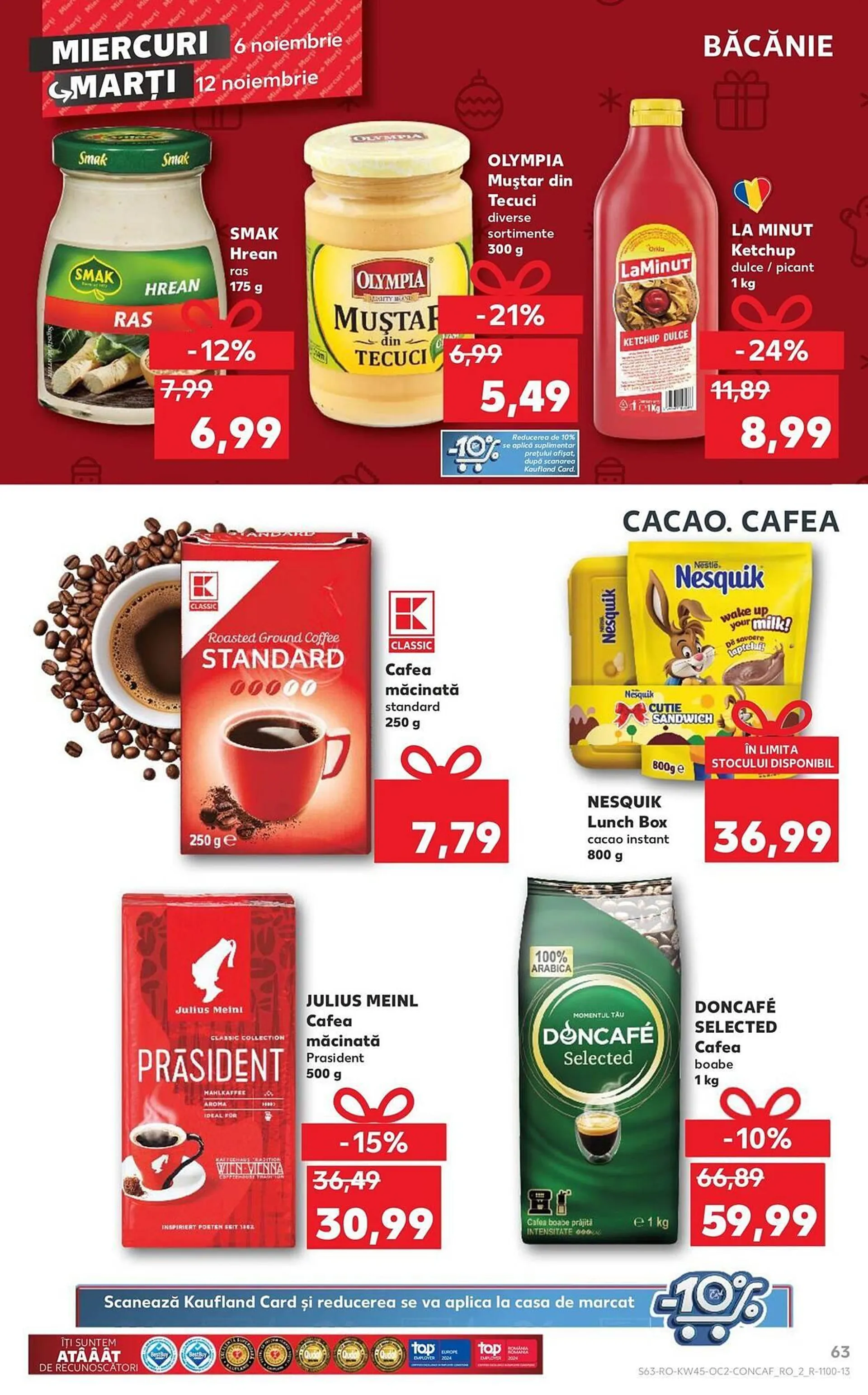 Catalog Catalog Kaufland de la 6 noiembrie până la 12 noiembrie 2024 - Revista Pagina 63