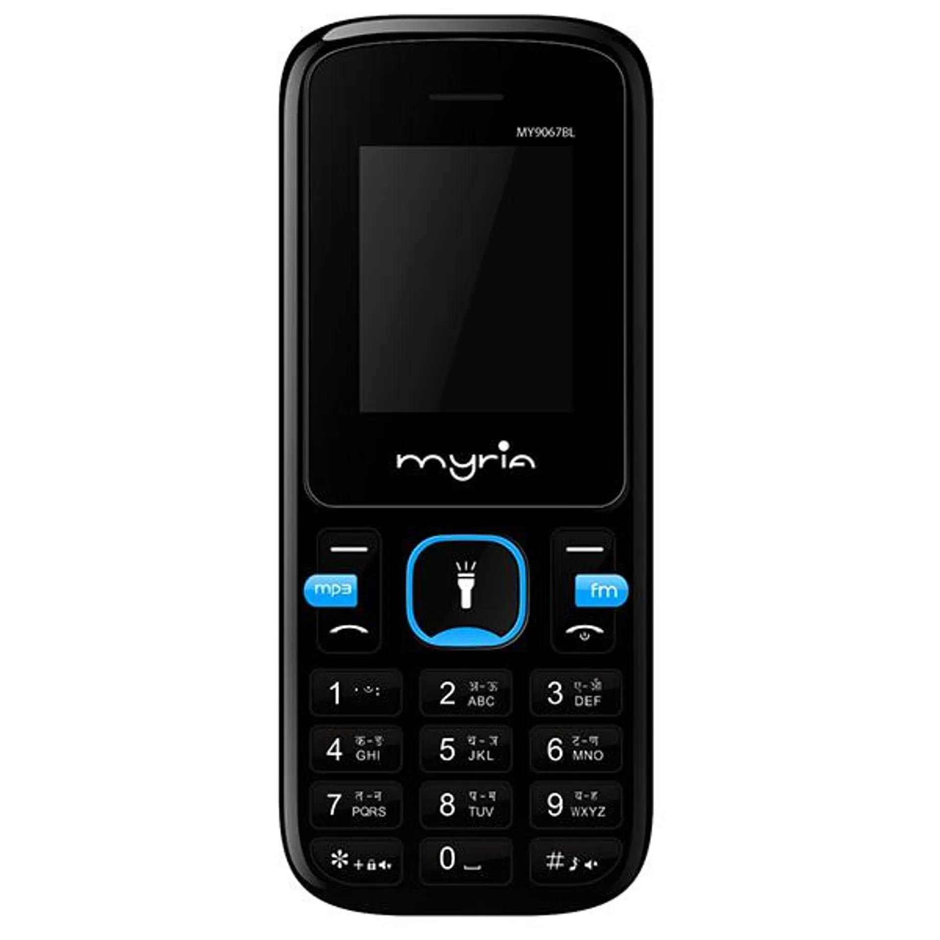 Telefon MYRIA Endless Power U1 MY9067BL, 32MB RAM, 2G, Dual SIM, Black-Blue