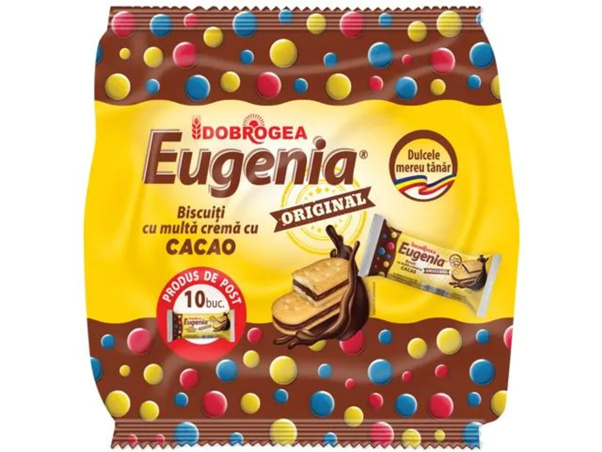 Biscuiti Eugenia cu crema de cacao 360 g