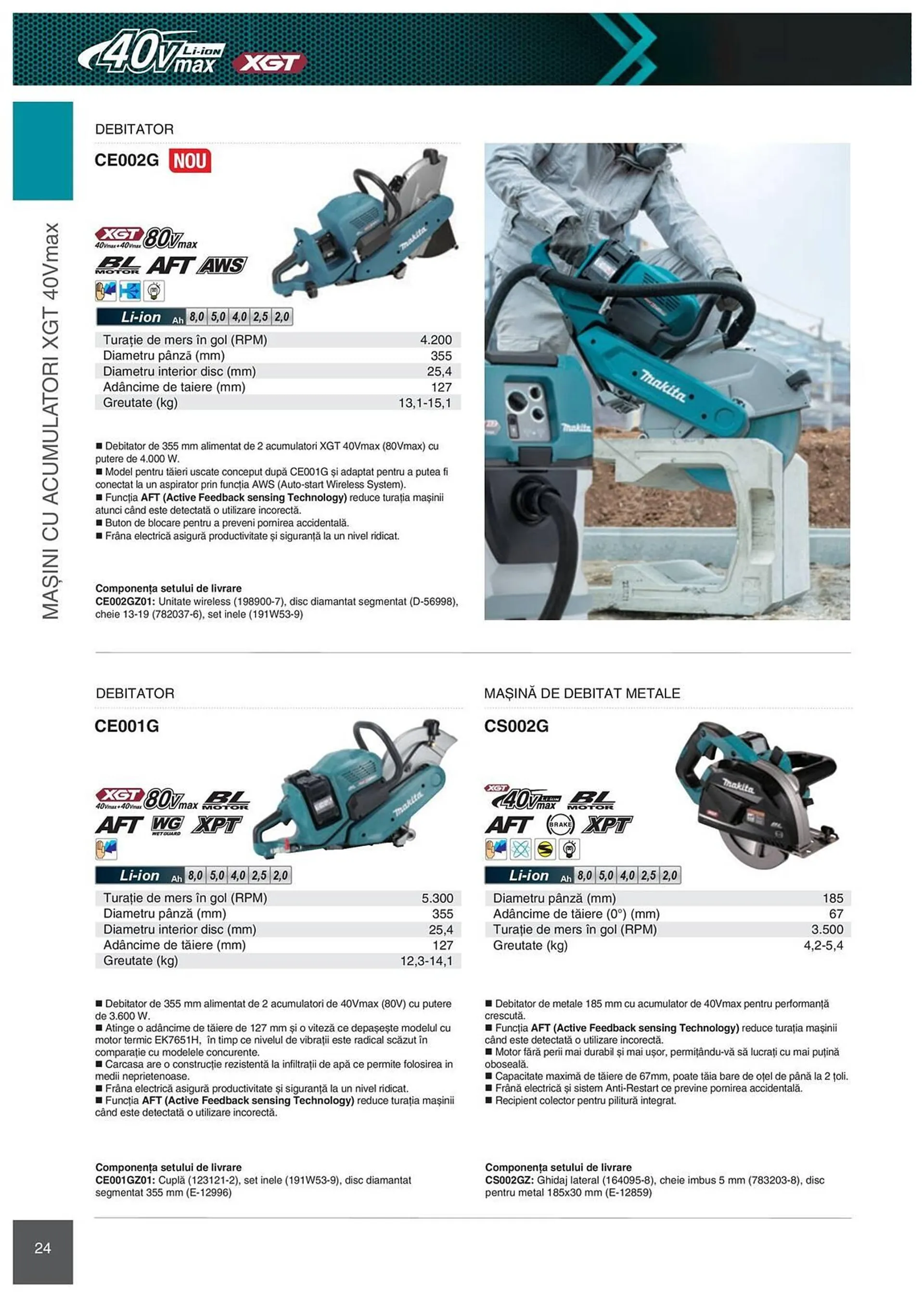 Catalog Сatalog Makita de la 6 februarie până la 31 decembrie 2024 - Revista Pagina 24