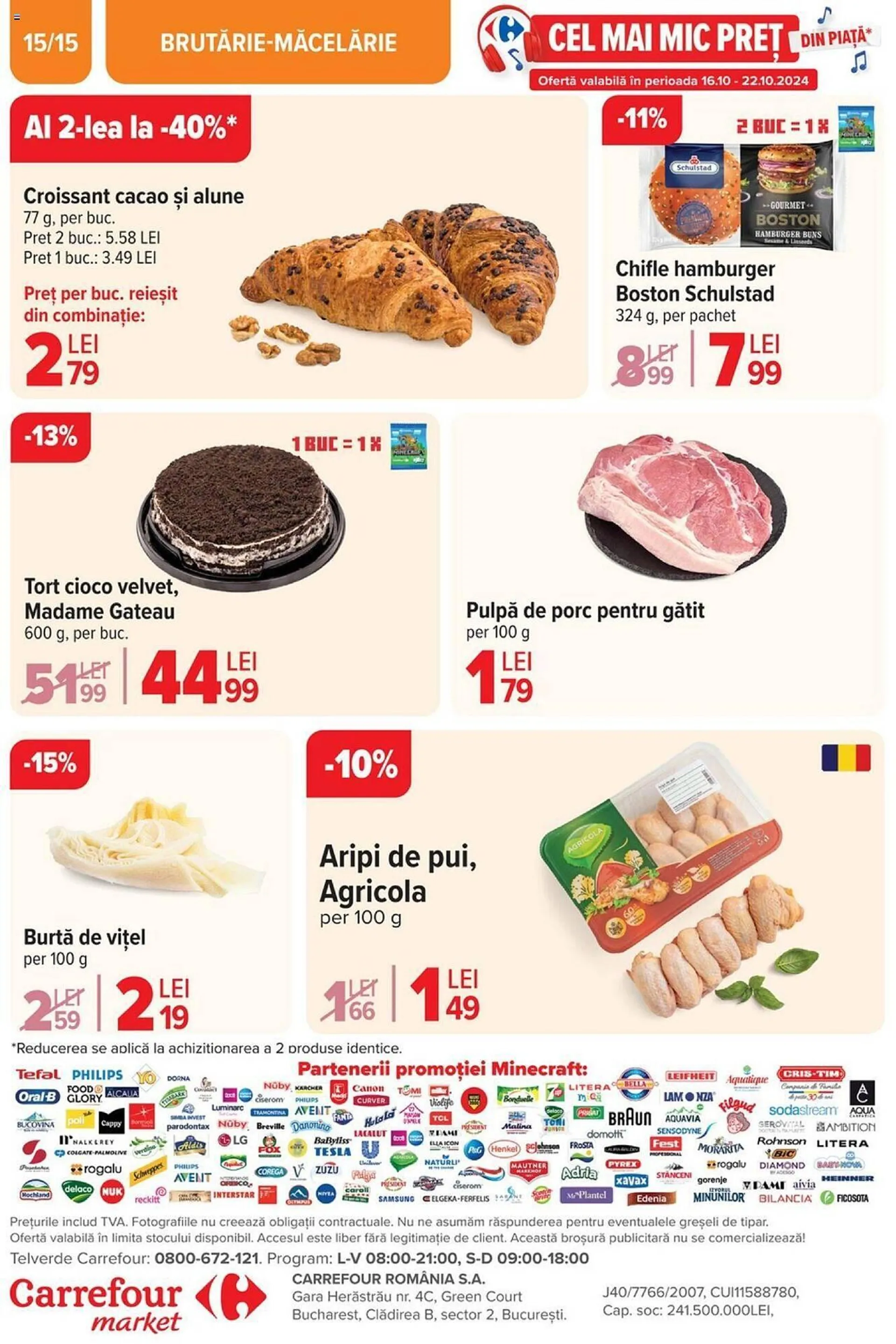 Catalog Catalog Carrefour Market de la 16 octombrie până la 29 octombrie 2024 - Revista Pagina 15