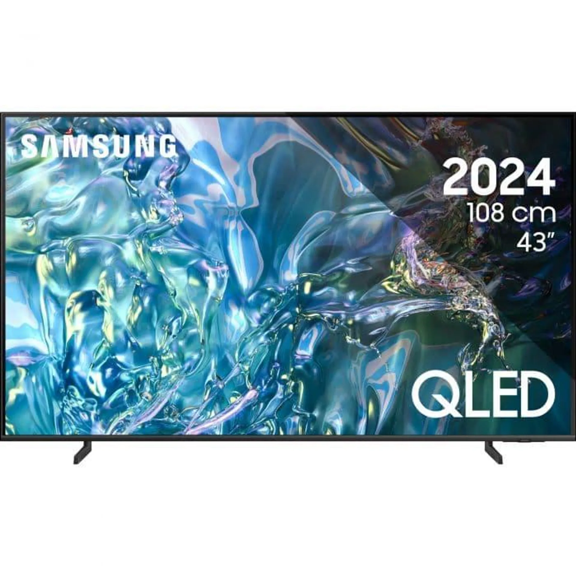 Televizor Smart QLED Samsung 43Q60D, 108 cm, Ultra HD 4K, Clasa F