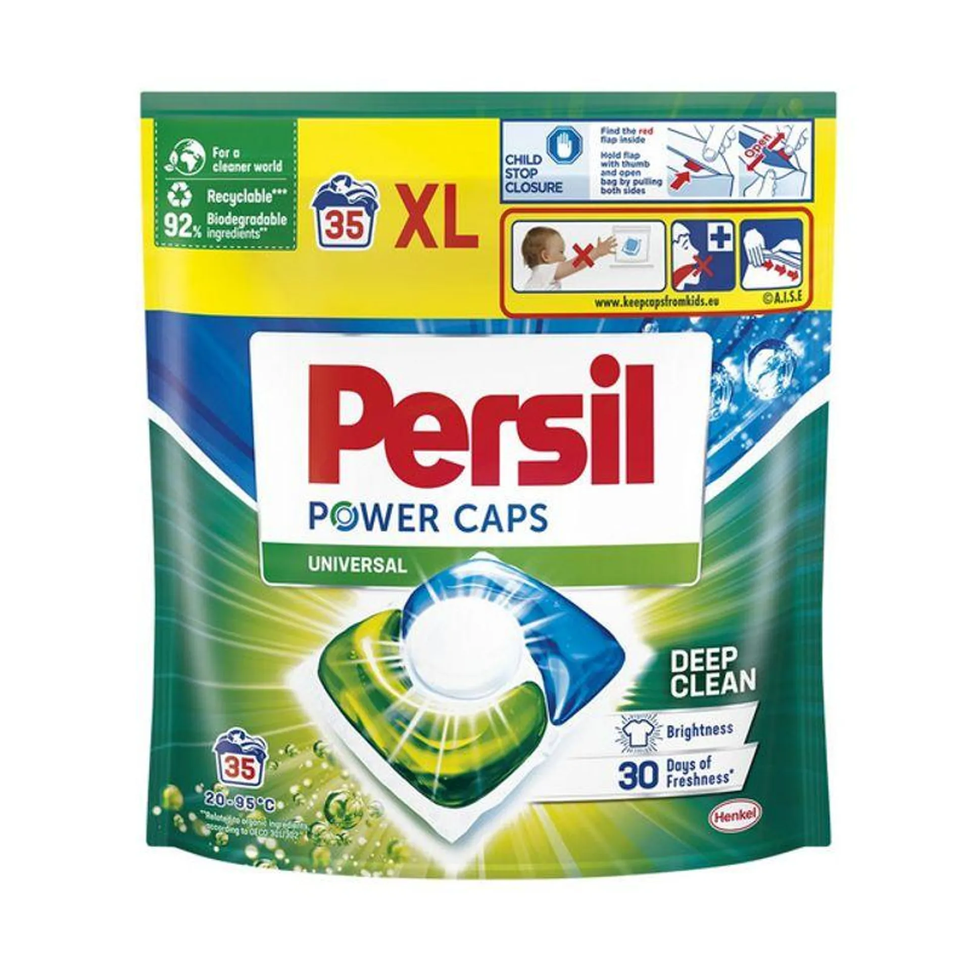 Detergent capsule pentru rufe Persil Power Caps Universal, 35 spalari