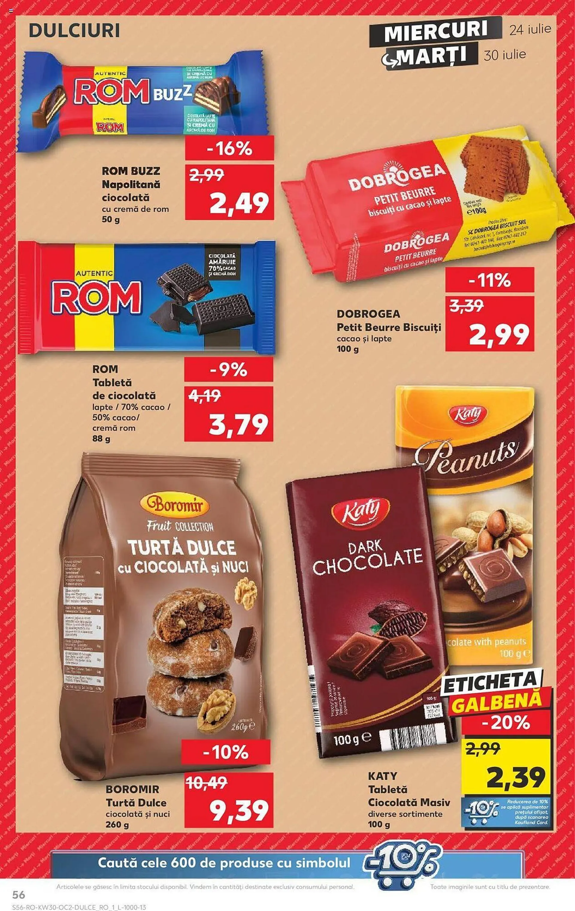 Catalog Kaufland catalog de la 24 iulie până la 30 iulie 2024 - Revista Pagina 56