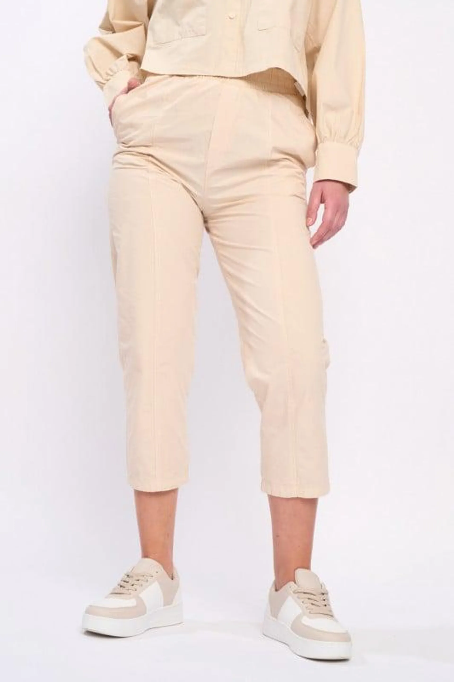 Manche Paris - Pantaloni dama de culoare uniforma