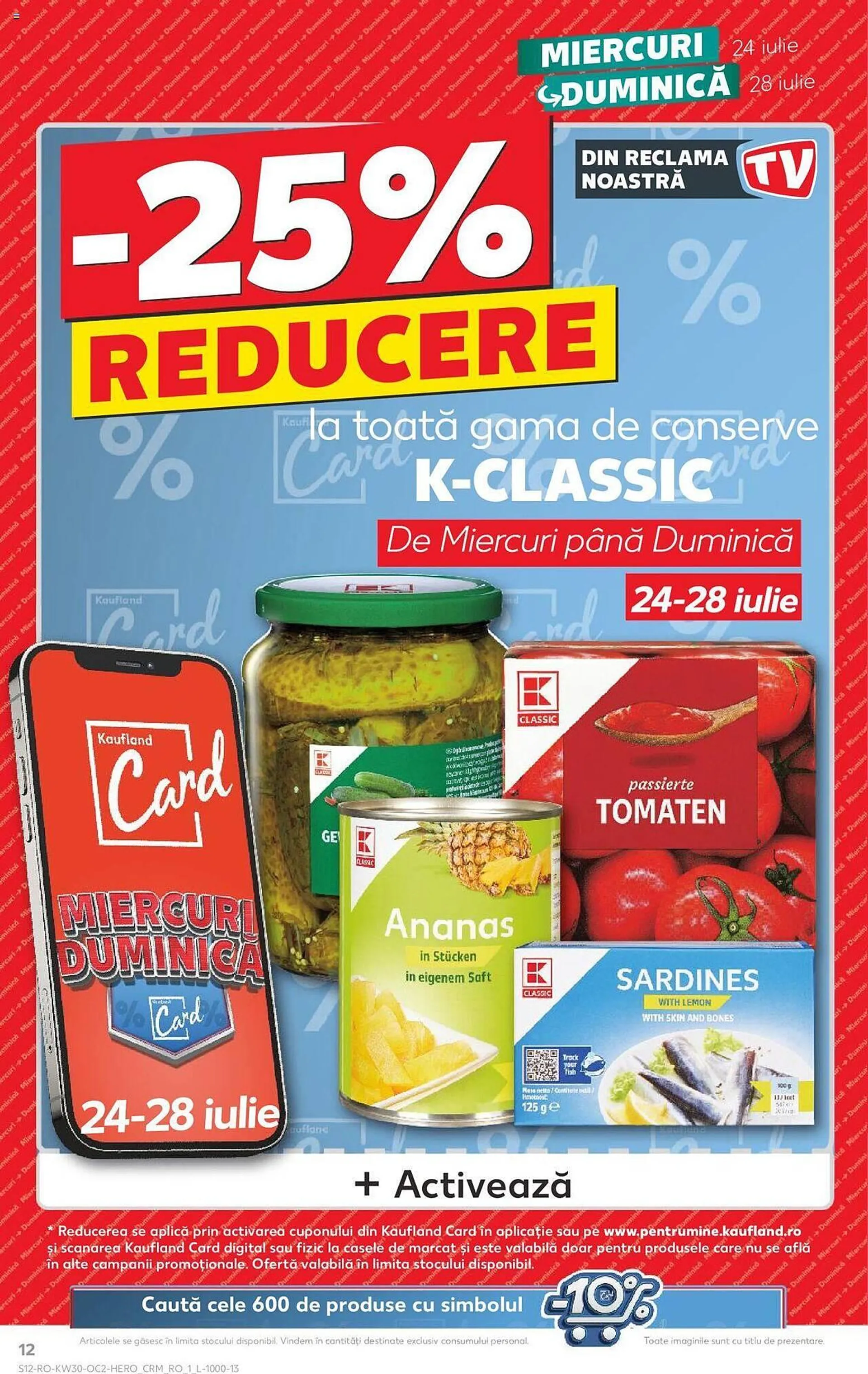 Catalog Kaufland catalog de la 24 iulie până la 30 iulie 2024 - Revista Pagina 12