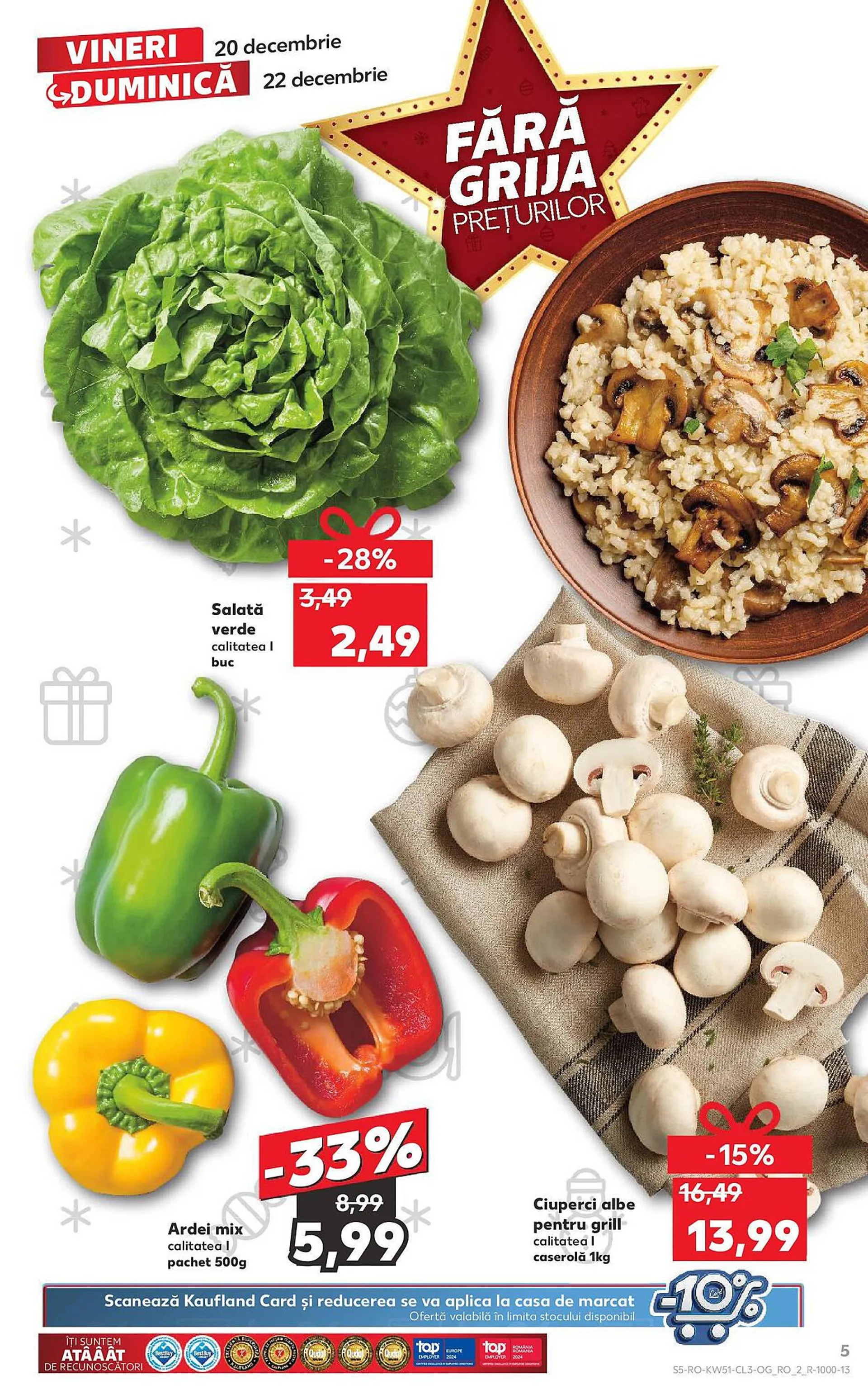 Catalog Catalog Kaufland de la 20 decembrie până la 22 decembrie 2024 - Revista Pagina 5