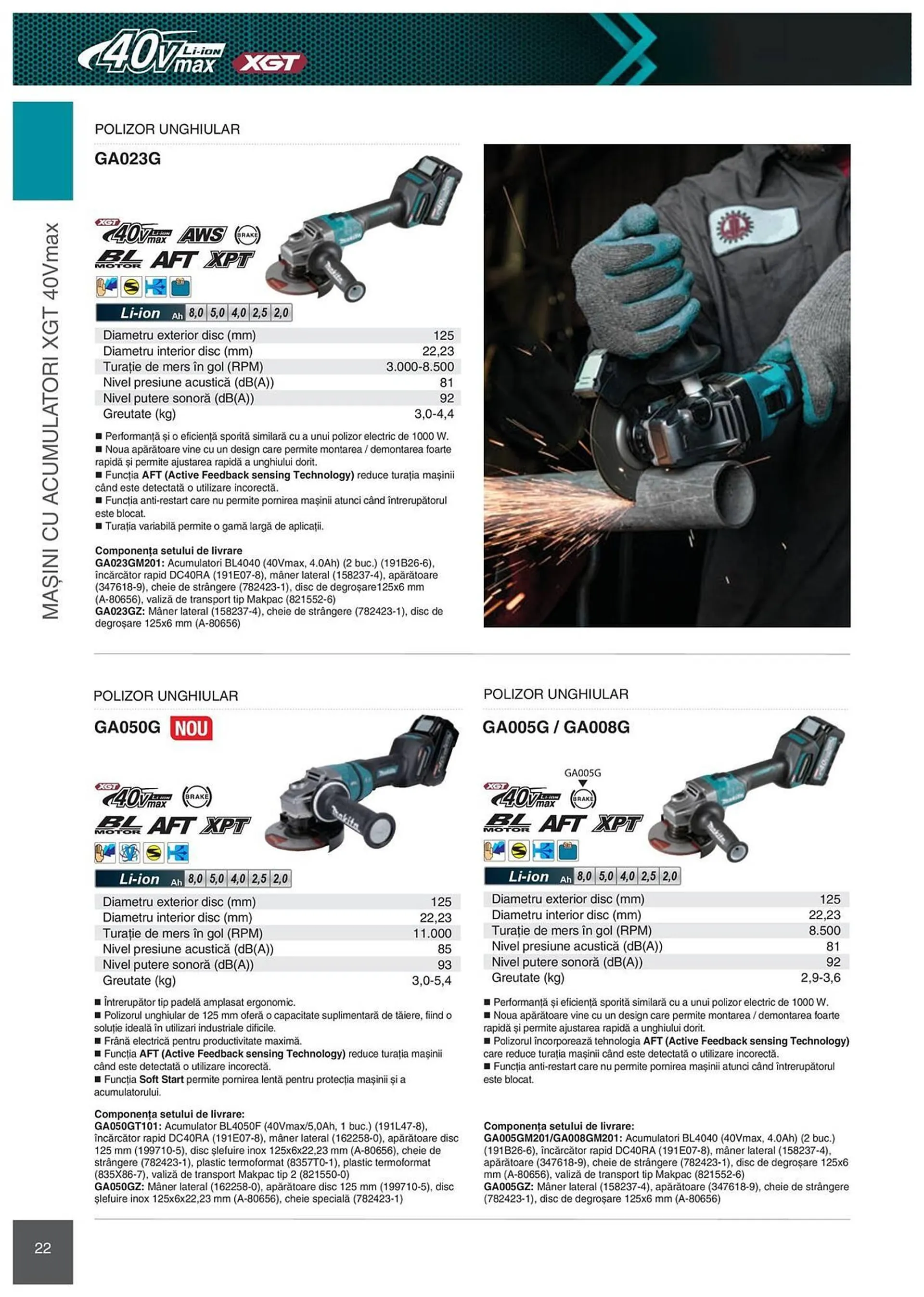 Catalog Сatalog Makita de la 6 februarie până la 31 decembrie 2024 - Revista Pagina 22