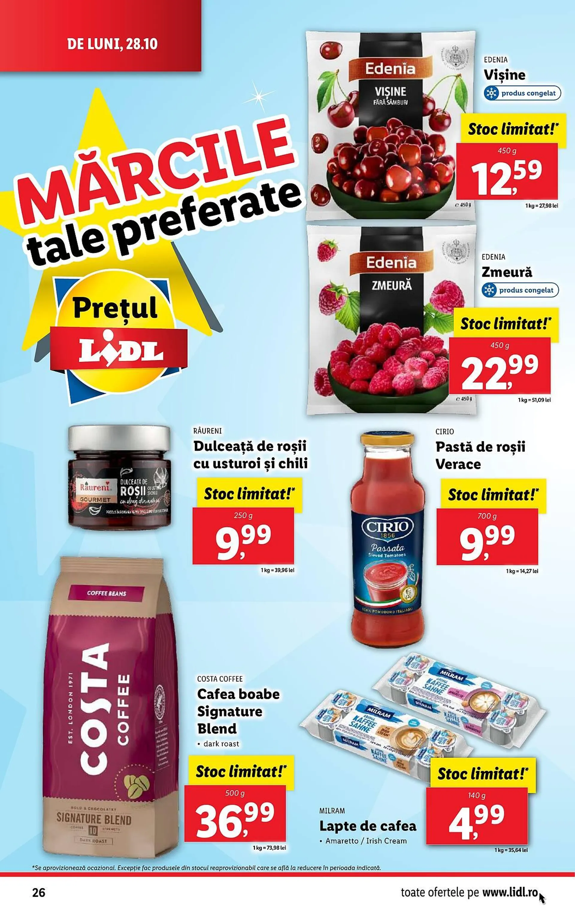 Catalog Catalog Lidl de la 28 octombrie până la 3 noiembrie 2024 - Revista Pagina 26