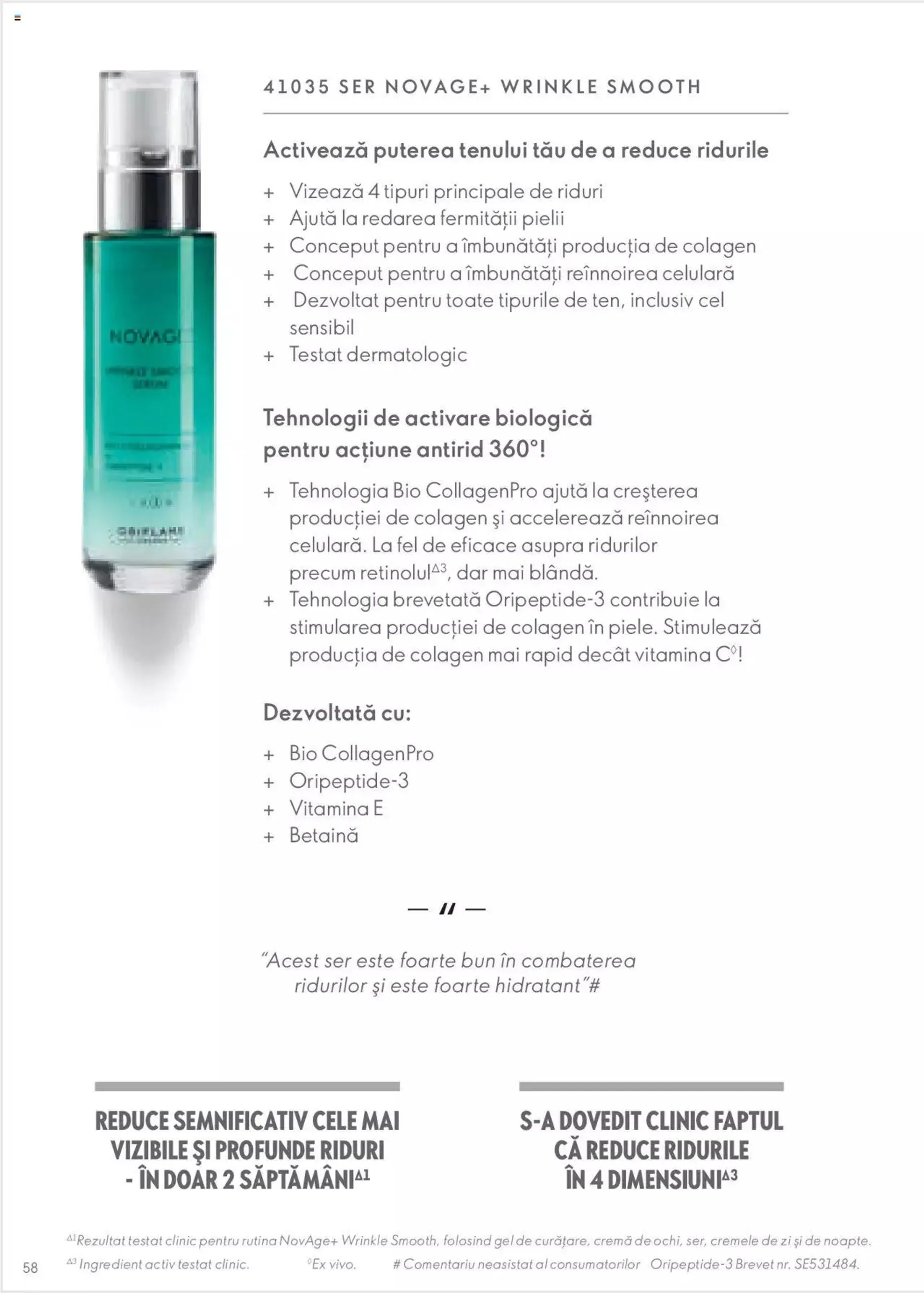 Oriflame catalog - Ghidul NOVAGE+ - 57