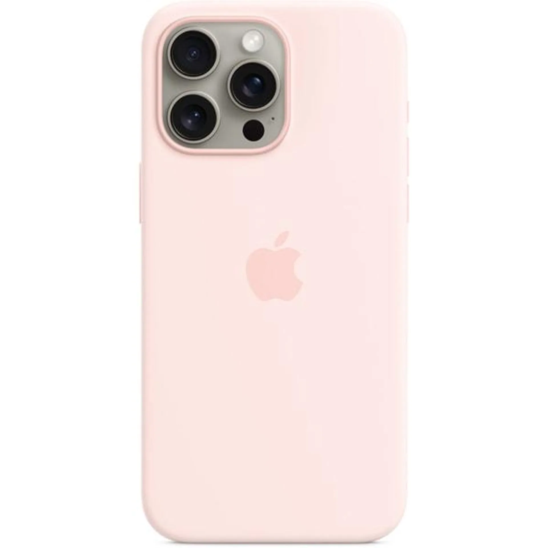 Husa telefon APPLE iPhone 15 Pro Max Silicone Case cu MagSafe - Light Pink, MT1U3ZM/A