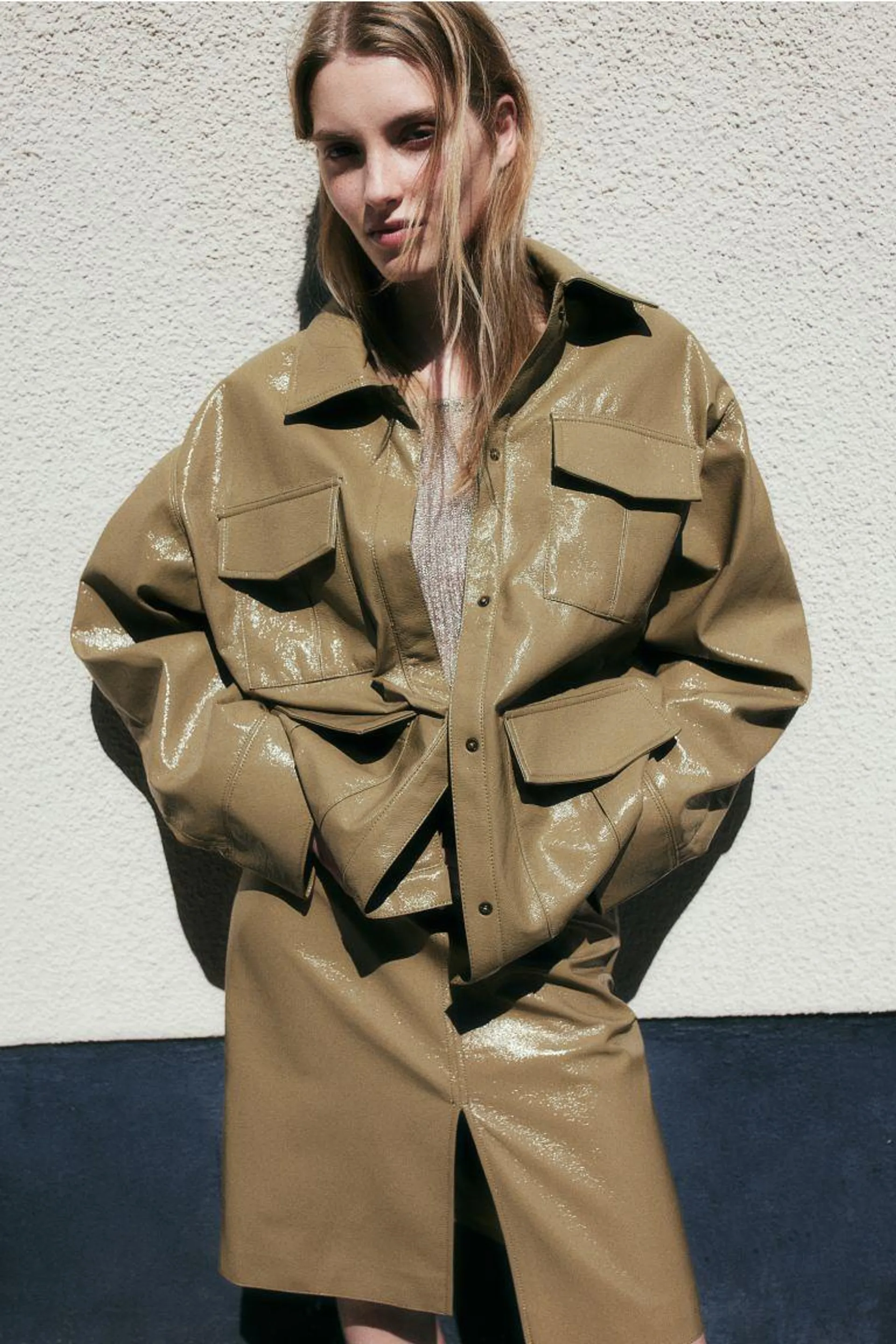 Coated utility jacket