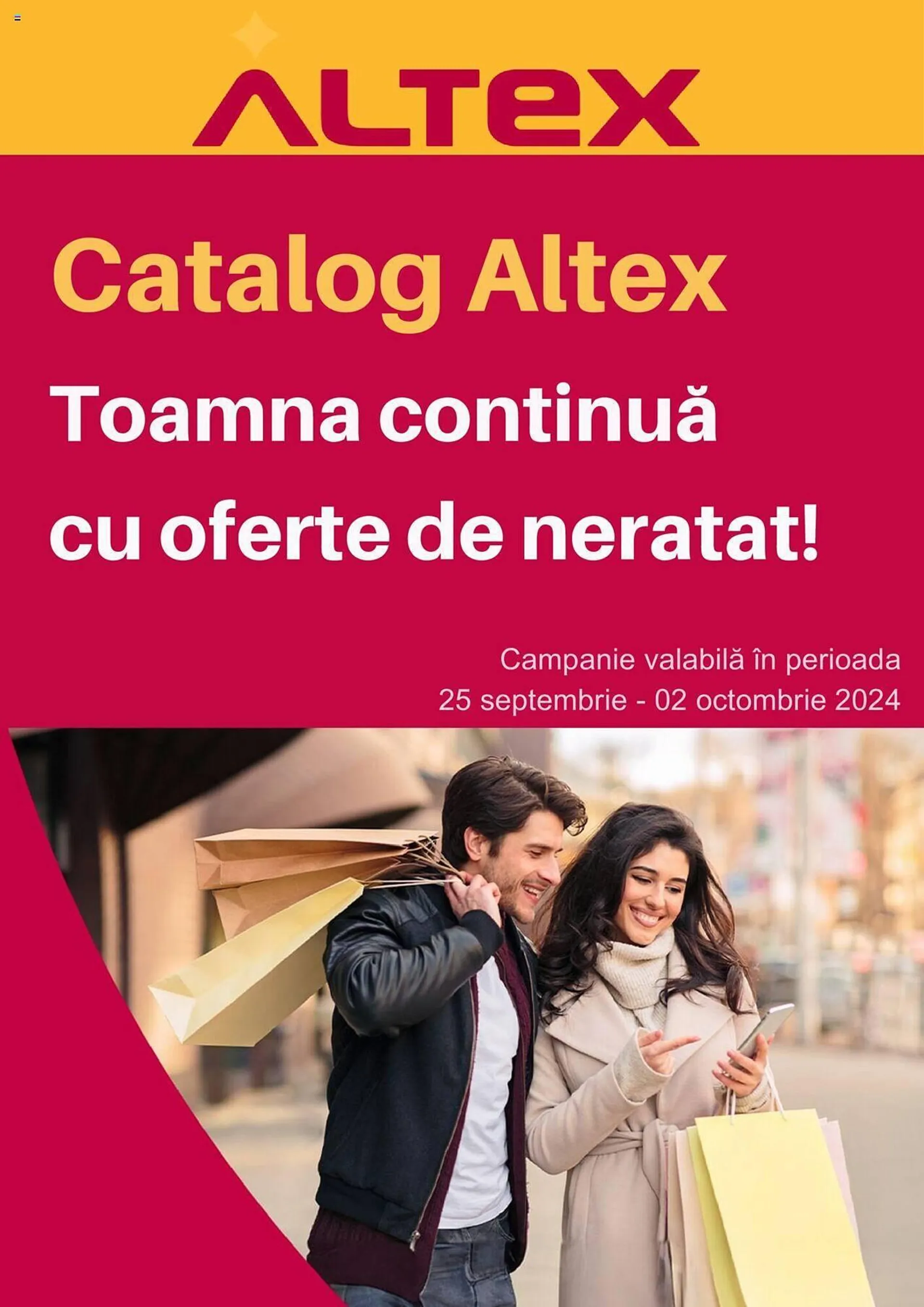 Catalog Catalog Altex de la 25 septembrie până la 2 octombrie 2024 - Revista Pagina 1