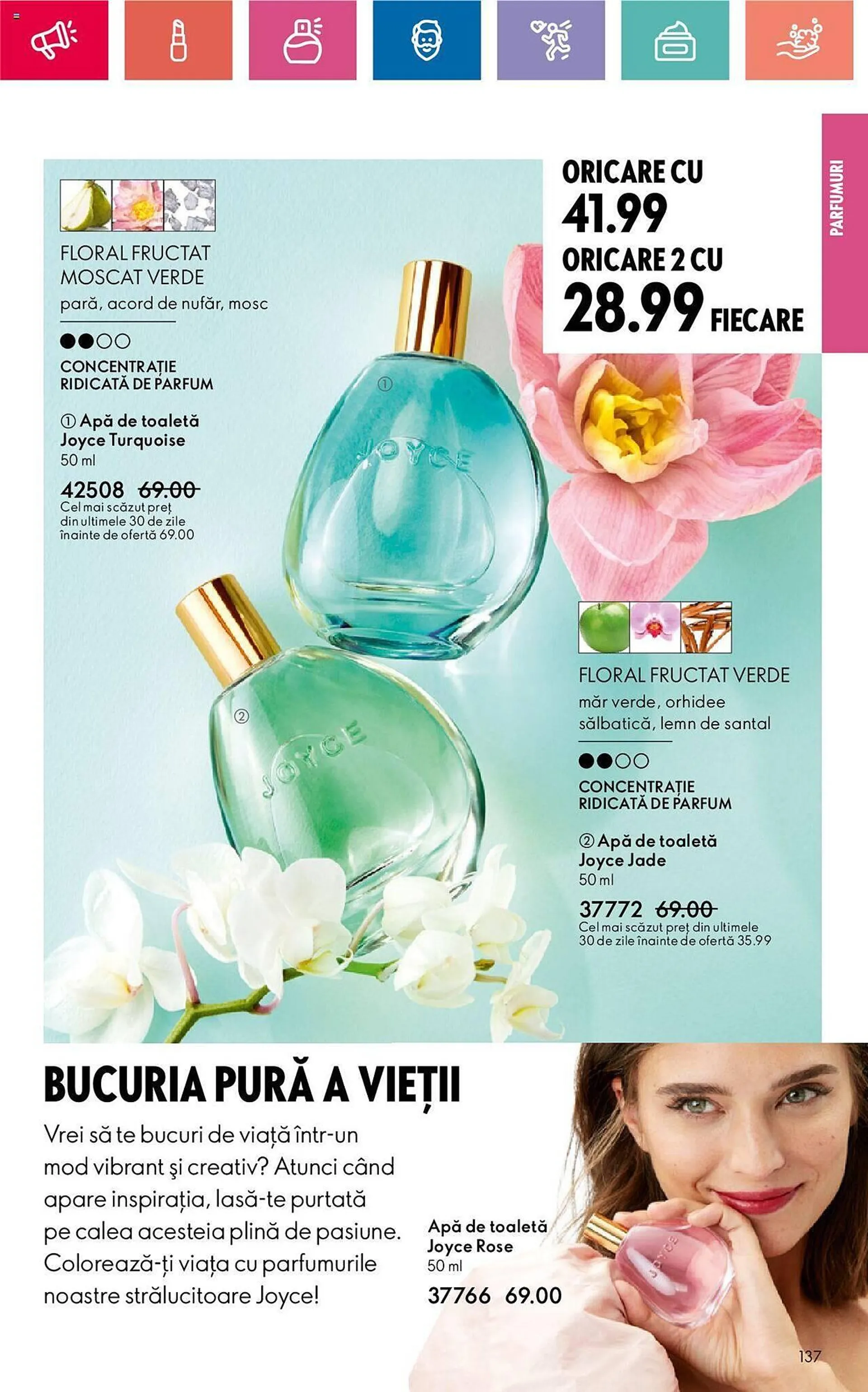 Catalog Oriflame catalog de la 9 iulie până la 29 iulie 2024 - Revista Pagina 136