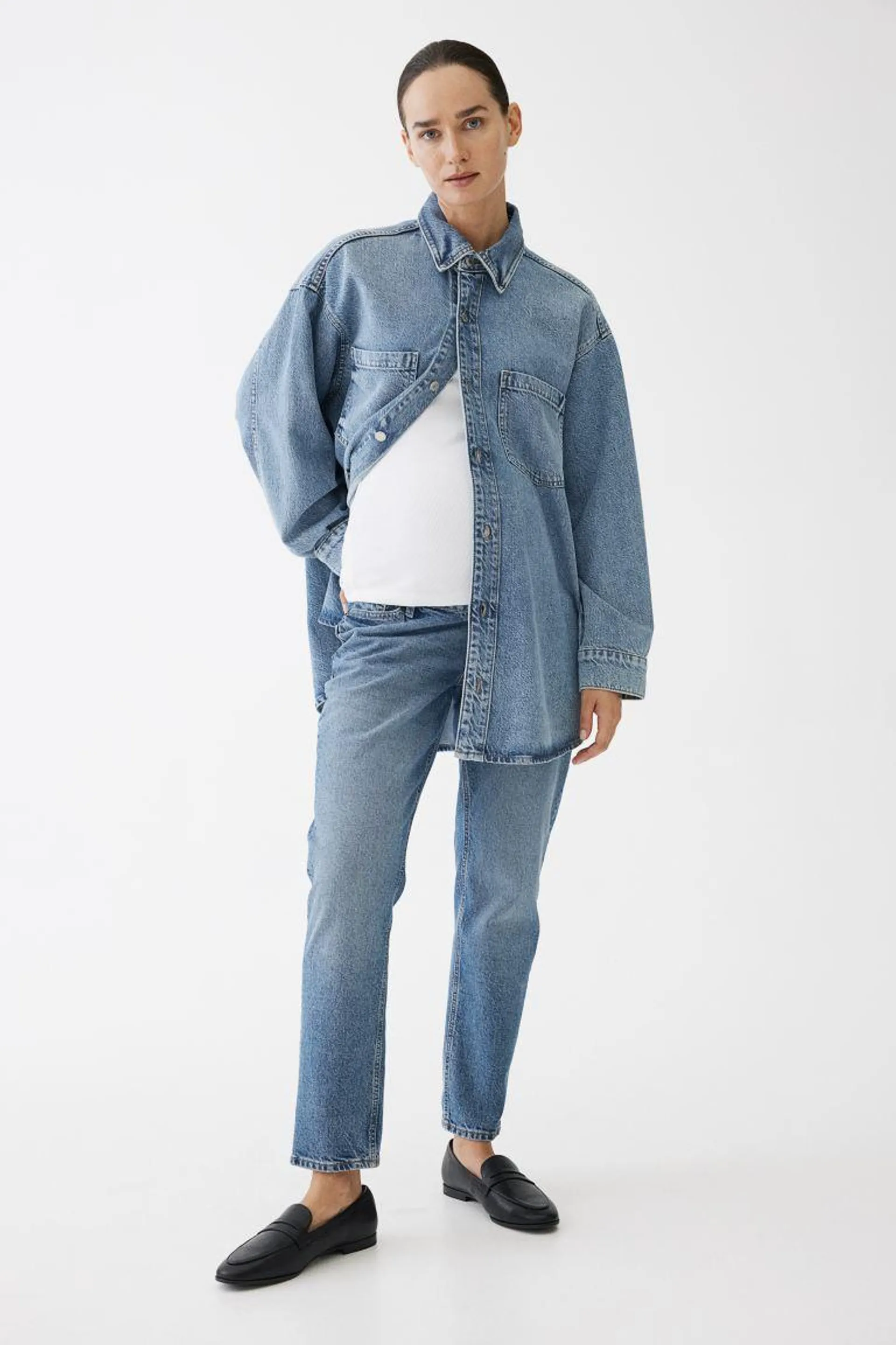 MAMA Slim Mom Ankle Jeans