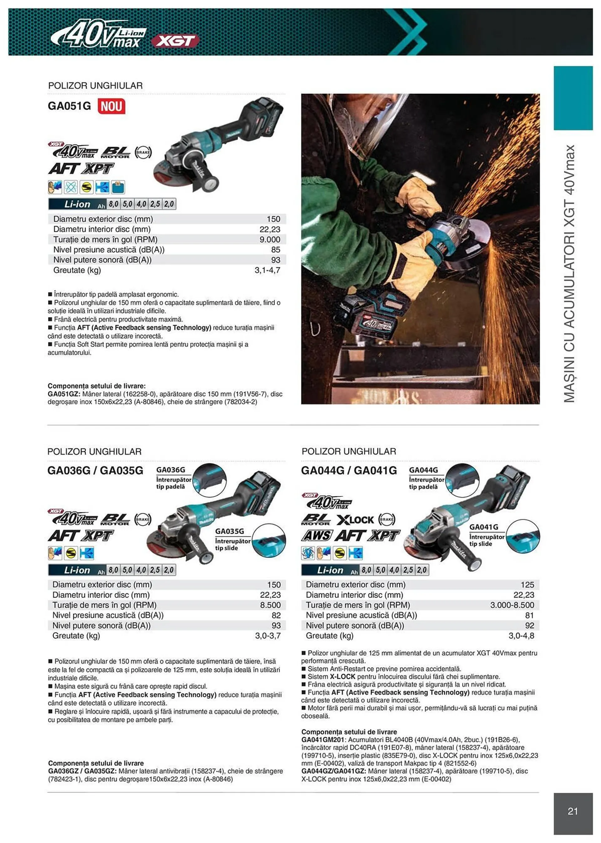 Catalog Сatalog Makita de la 6 februarie până la 31 decembrie 2024 - Revista Pagina 21