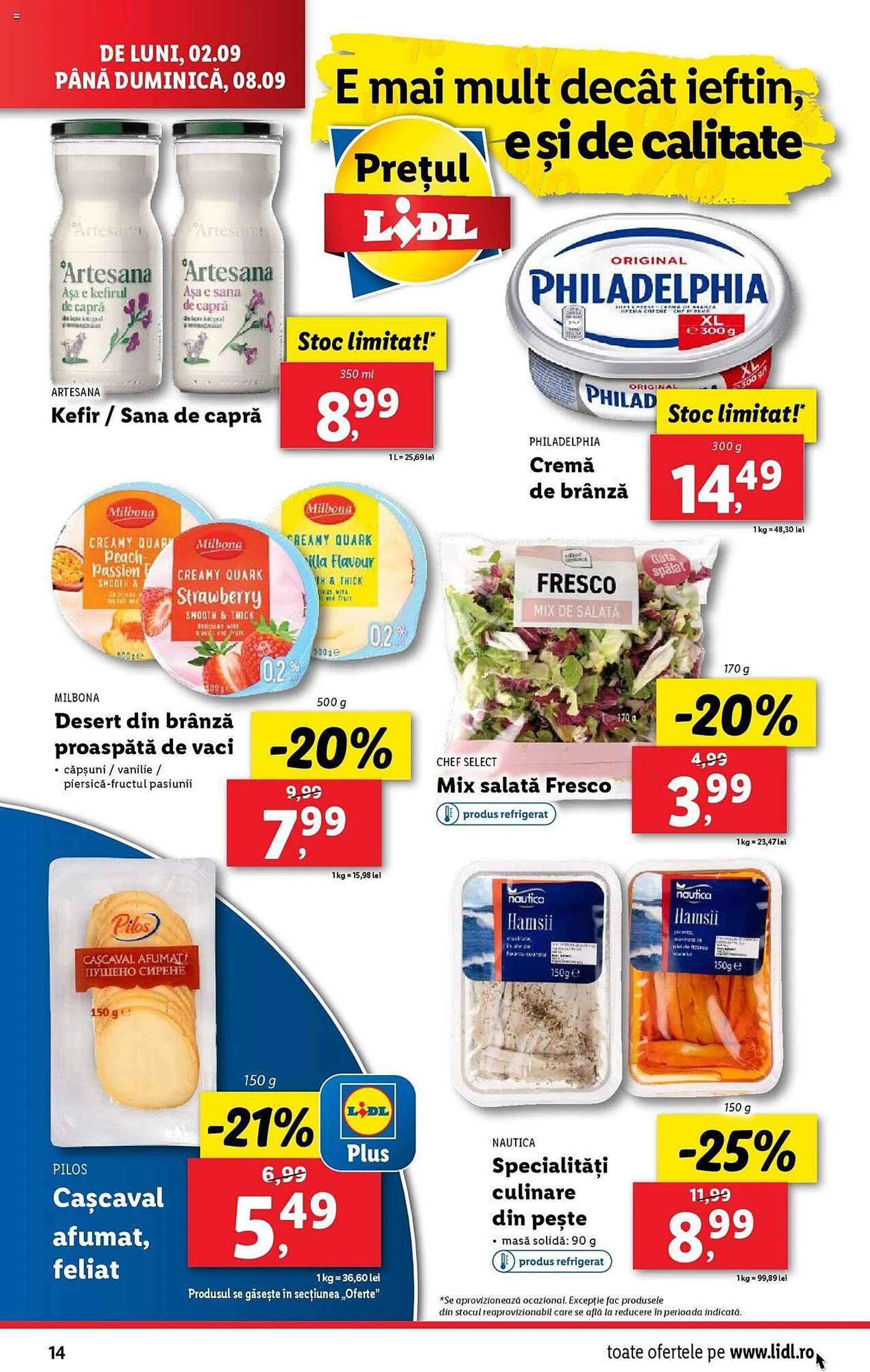 Catalog Catalog Lidl de la 2 septembrie până la 8 septembrie 2024 - Revista Pagina 14