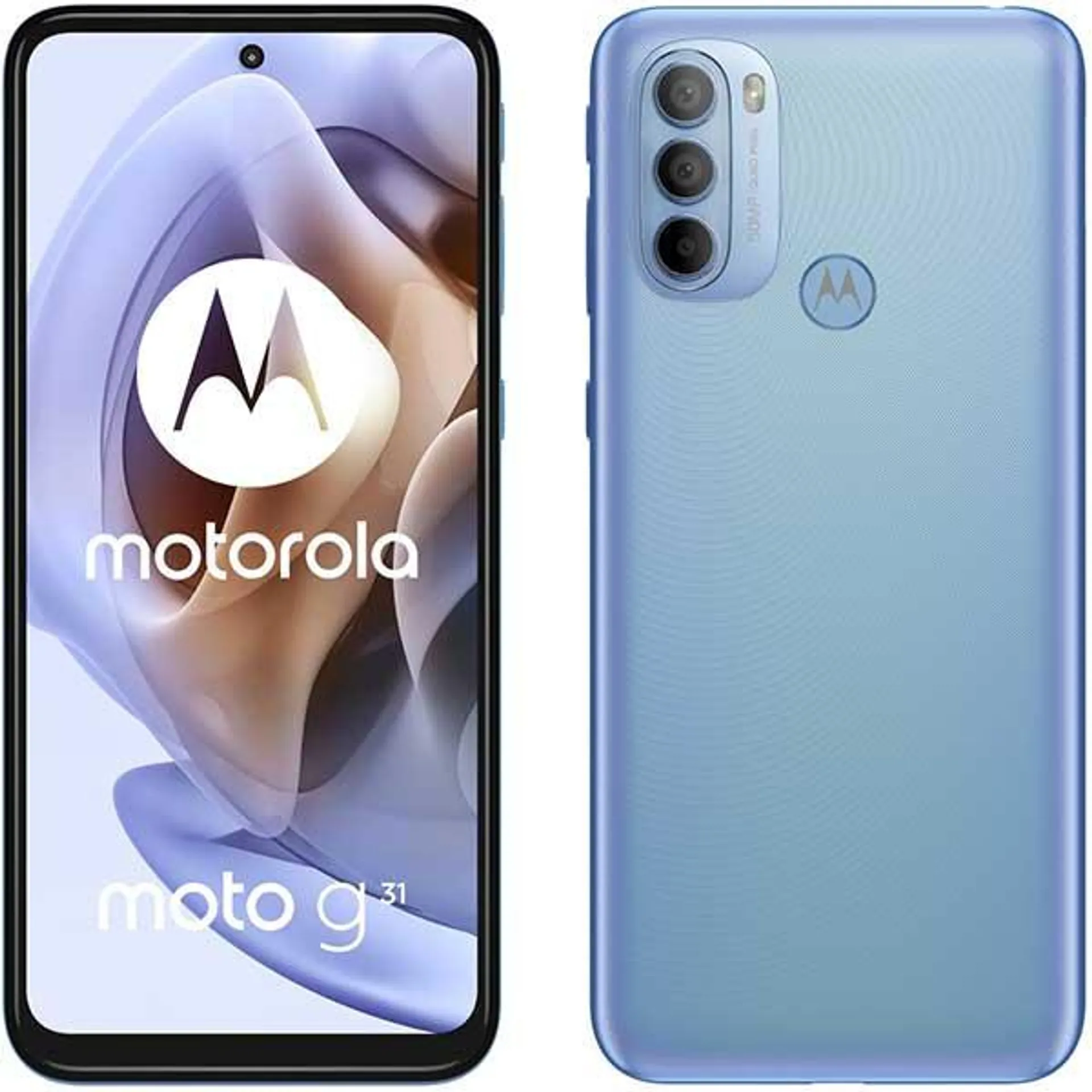 Telefon MOTOROLA Moto G31, 64GB, 4GB RAM, Dual SIM, Baby Blue