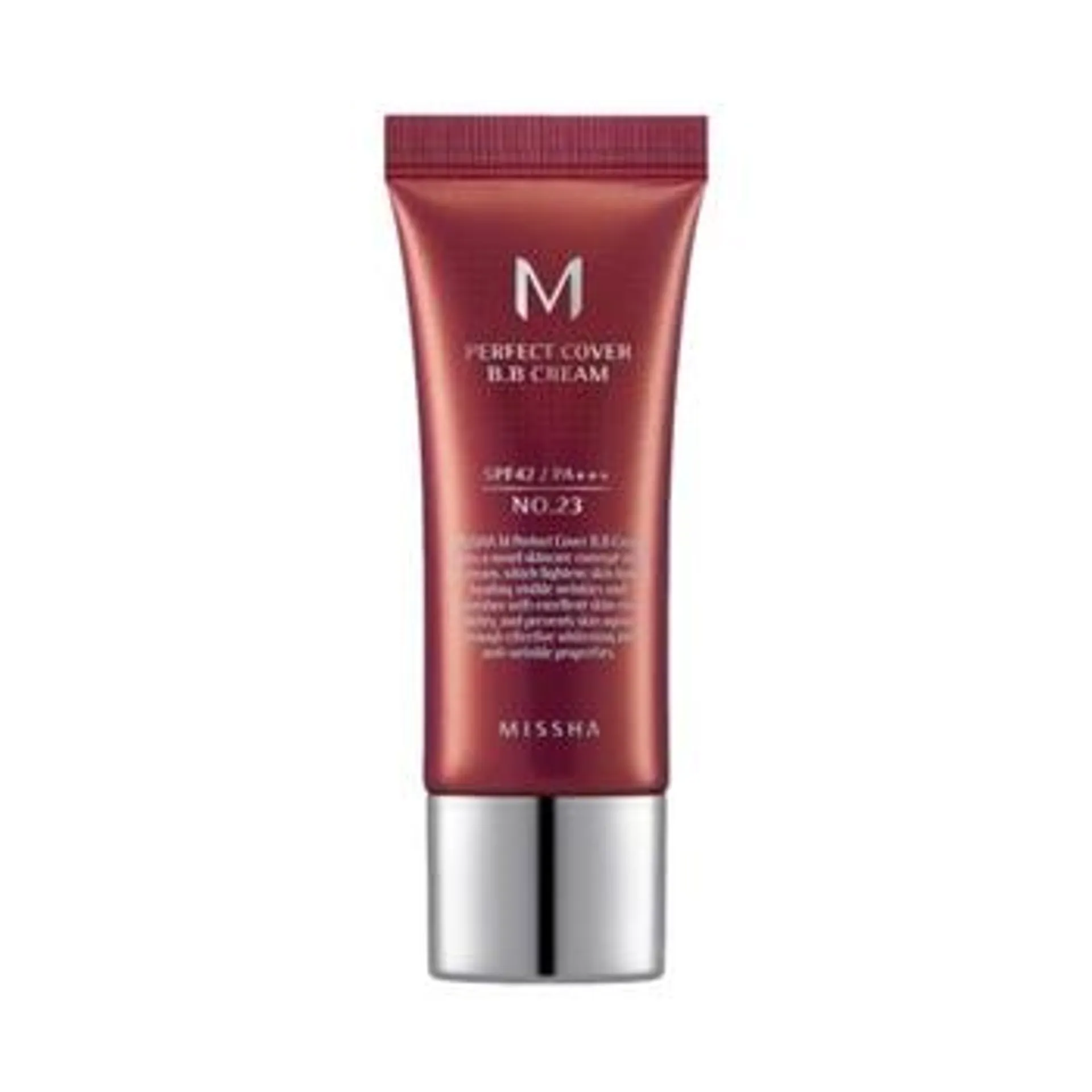 BB Cream M Perfect Cover SPF42/PA+++ Nuanta 23/Bej natural, 20ml, Missha