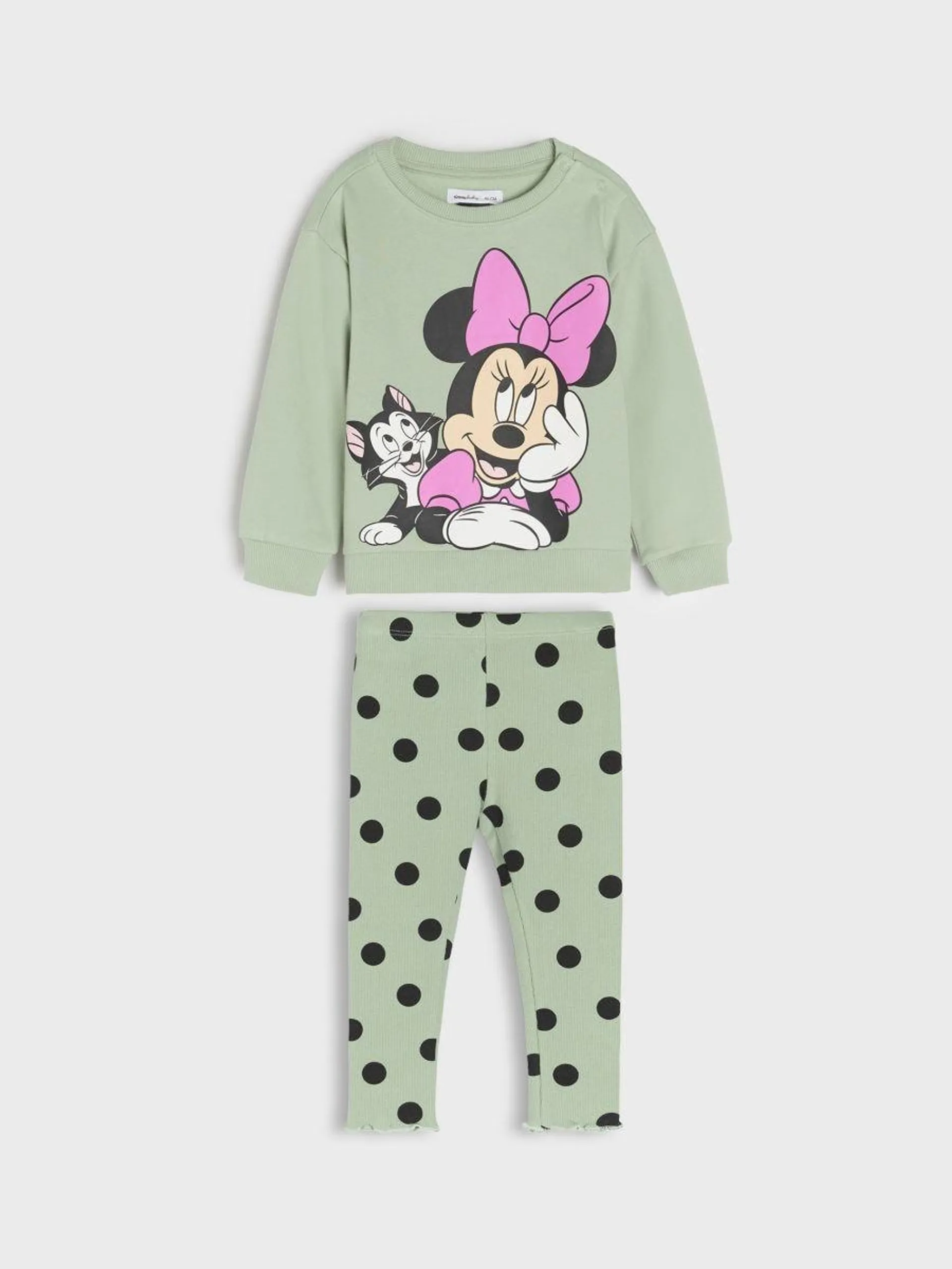 Compleu din jerseu Minnie Mouse