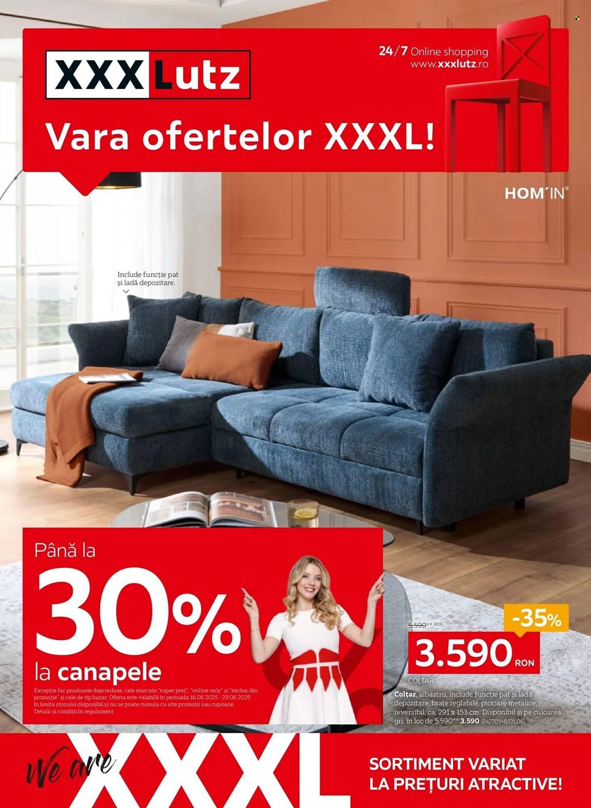 Catalog Catalog XXXLutz de la 2 iunie până la 29 iunie 2025 - Revista Pagina 1