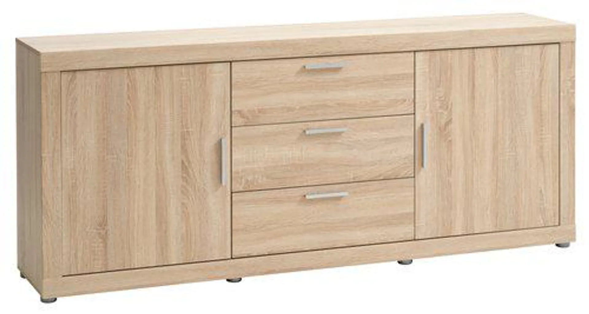 Dressoir RINDSHOLM 2 deuren 3 lades eiken kleur