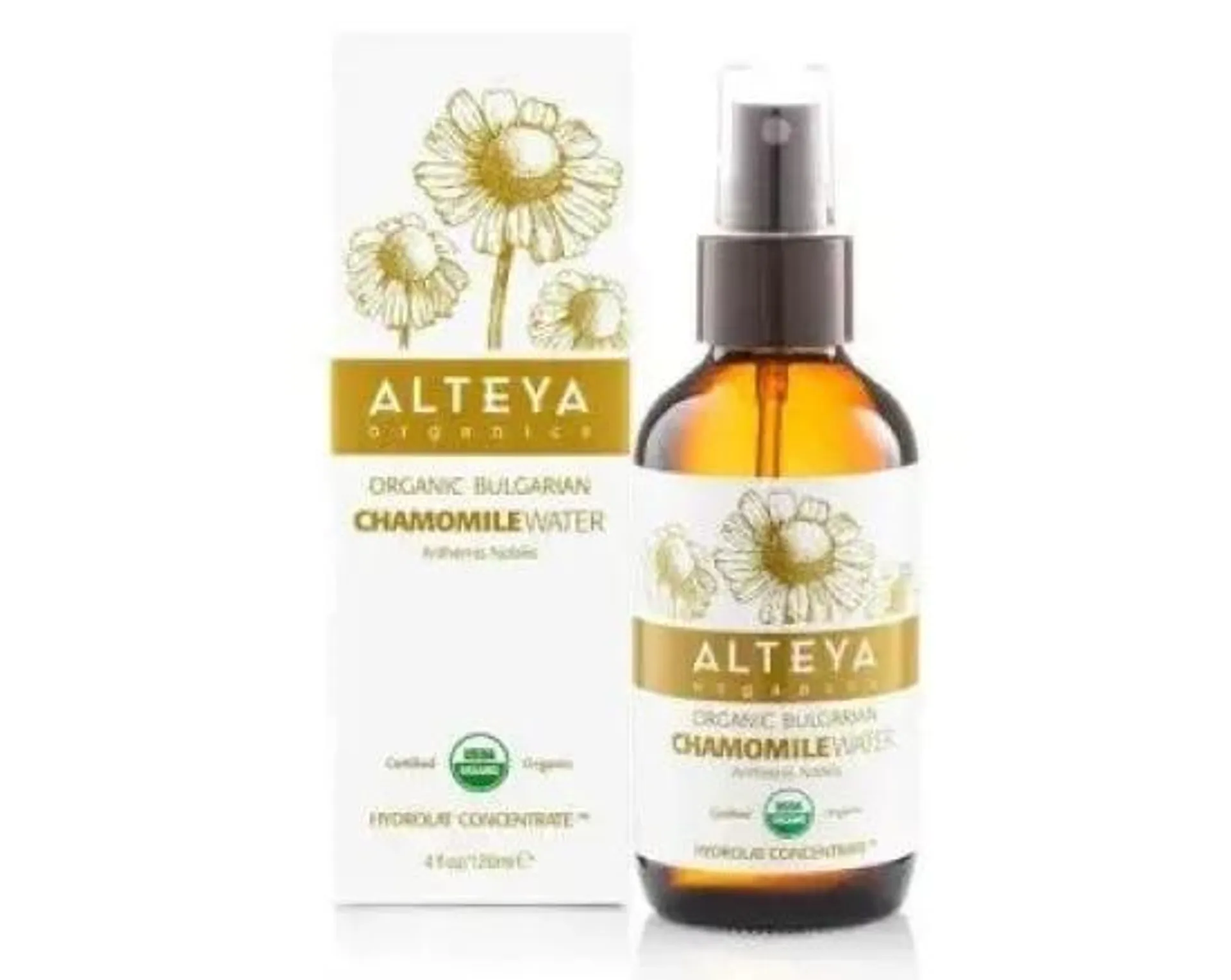 Apa de Musetel Anthemis Nobilis 100% Naturala, Alteya Organics, Eco, 120 ml