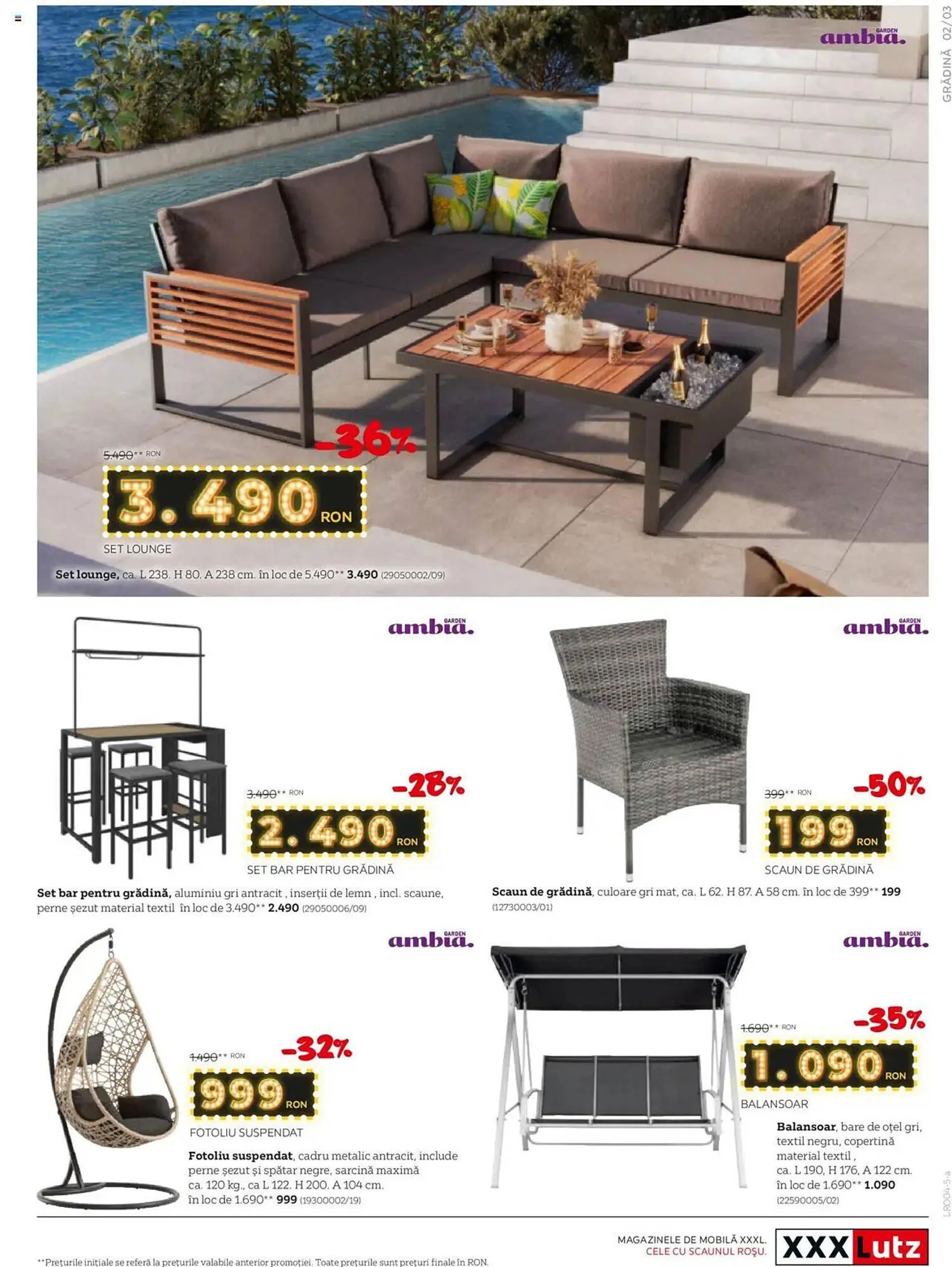 Catalog Catalog XXXLutz de la 31 martie până la 27 aprilie 2025 - Revista Pagina 3