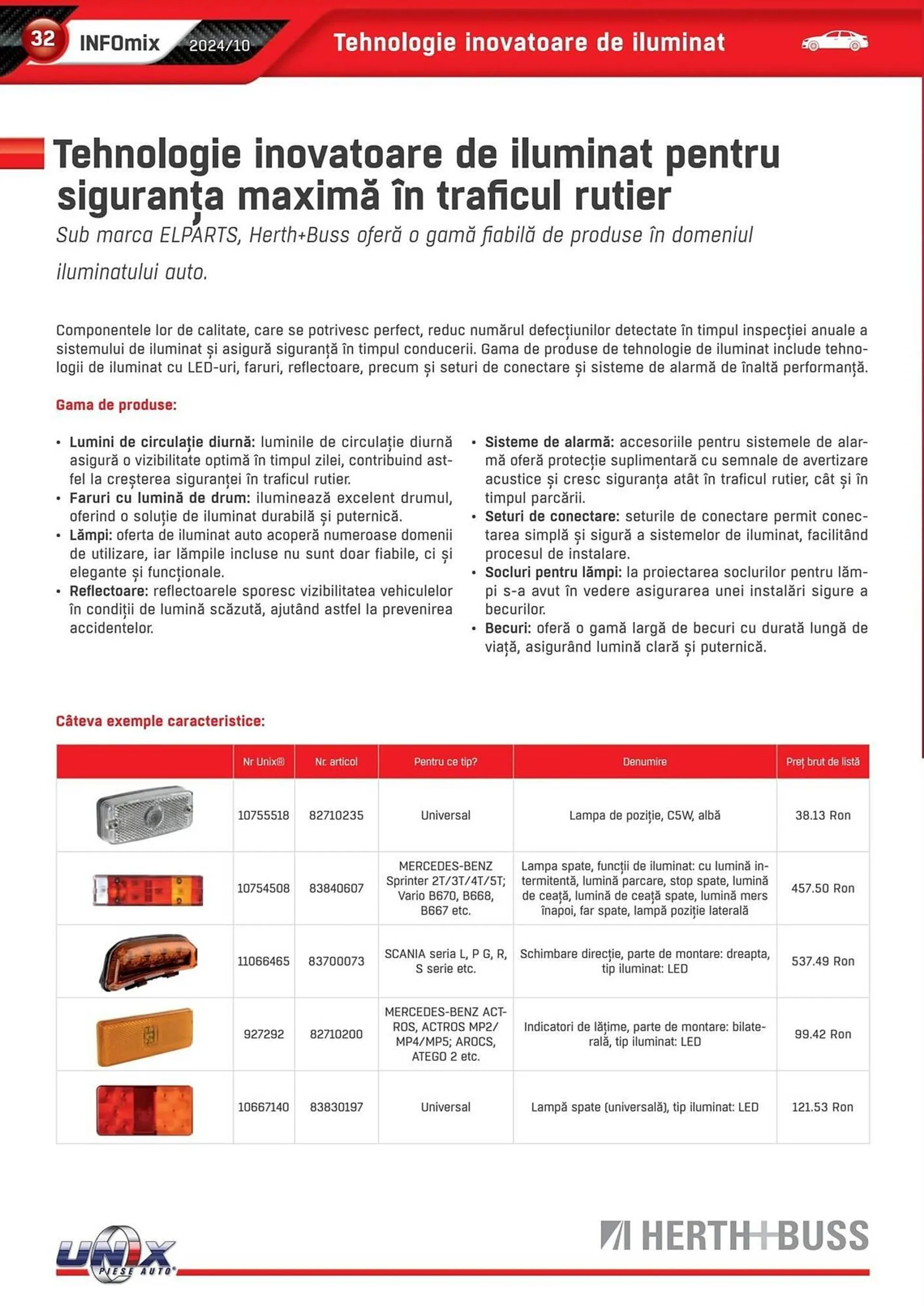 Catalog Catalog UNIX Auto de la 8 octombrie până la 31 octombrie 2024 - Revista Pagina 32