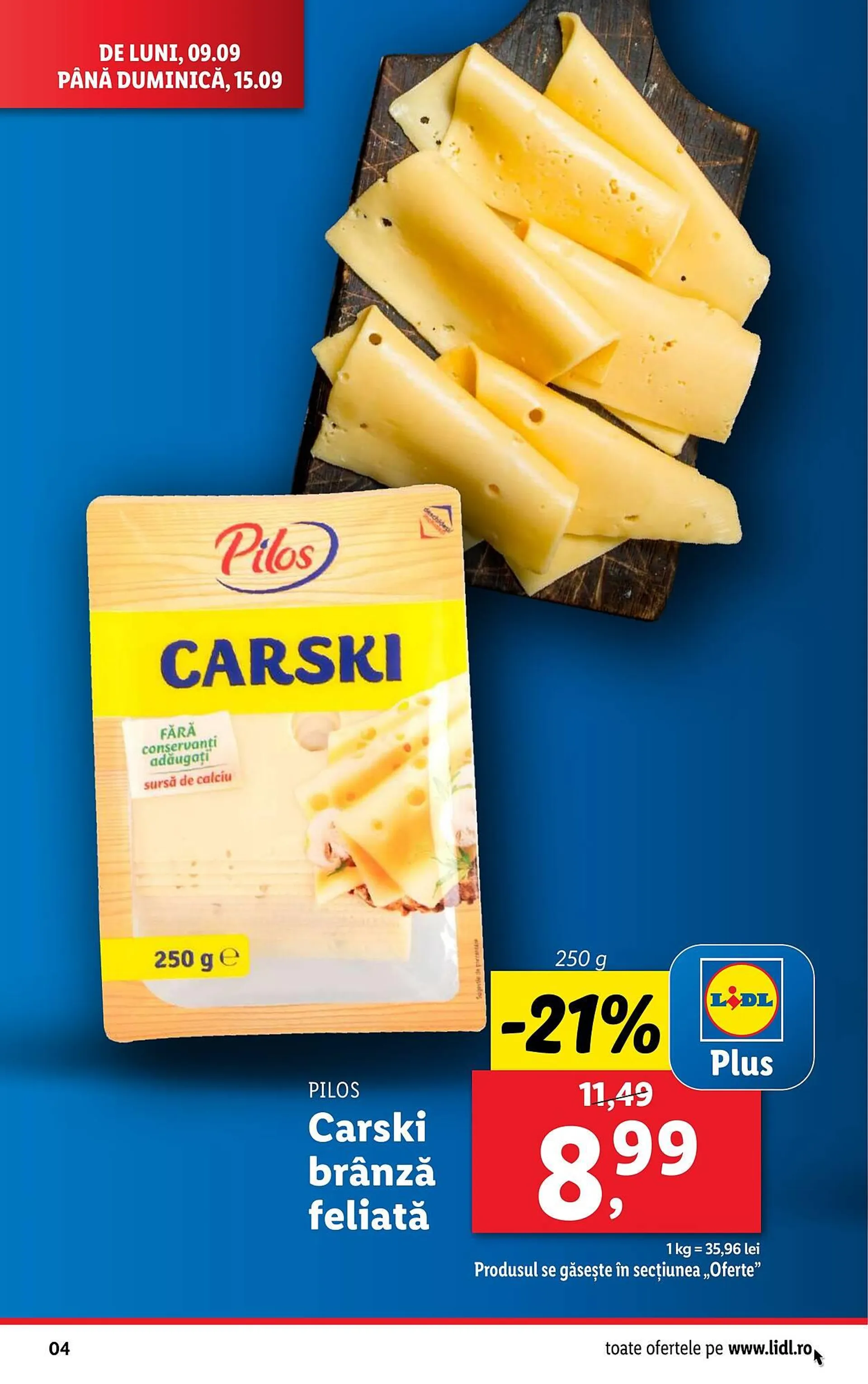 Catalog Catalog Lidl de la 9 septembrie până la 15 septembrie 2024 - Revista Pagina 4