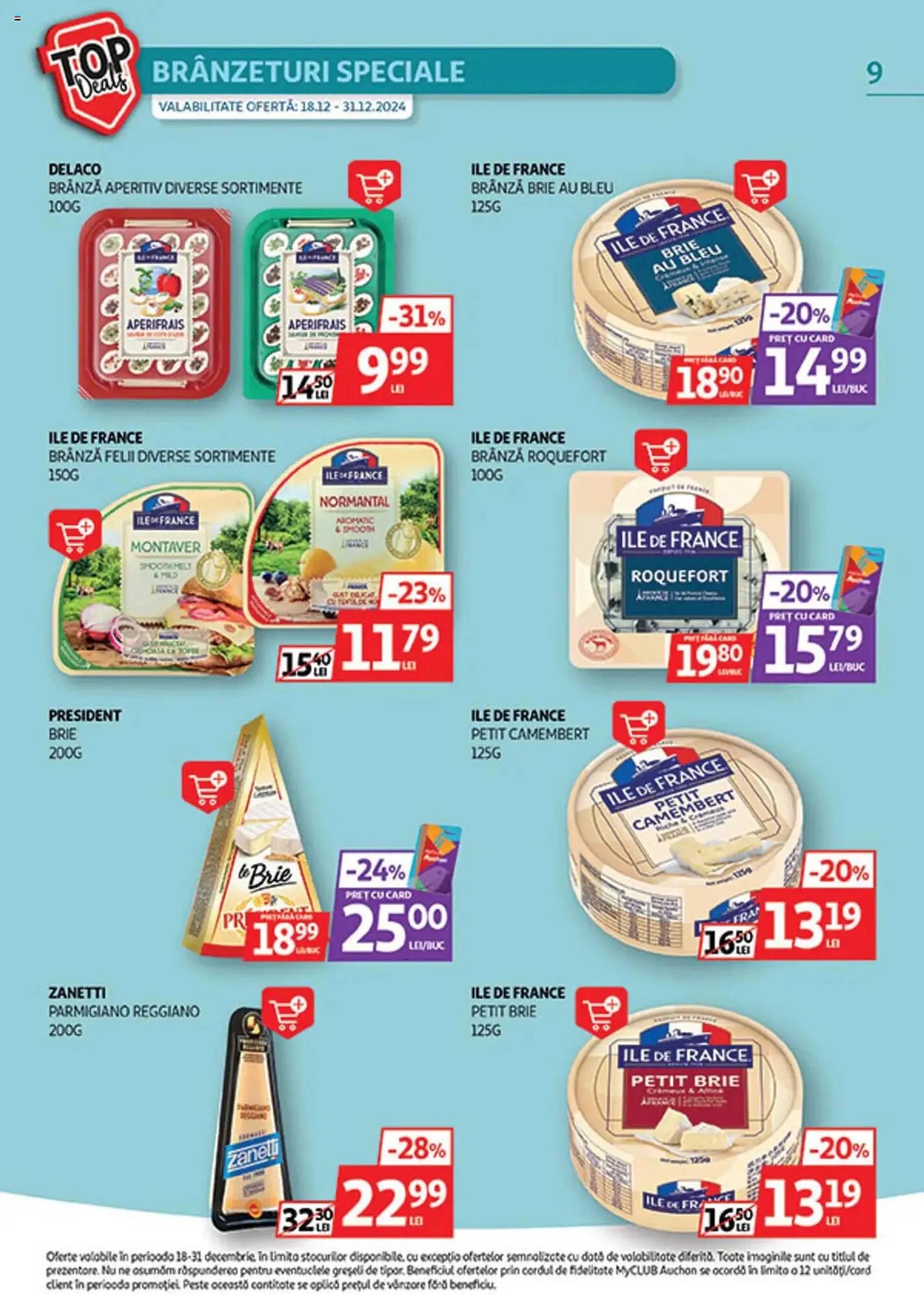 Catalog Catalog Auchan de la 18 decembrie până la 31 decembrie 2024 - Revista Pagina 9